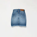 FLORA SKIRT WOMEN BLUE DENIM