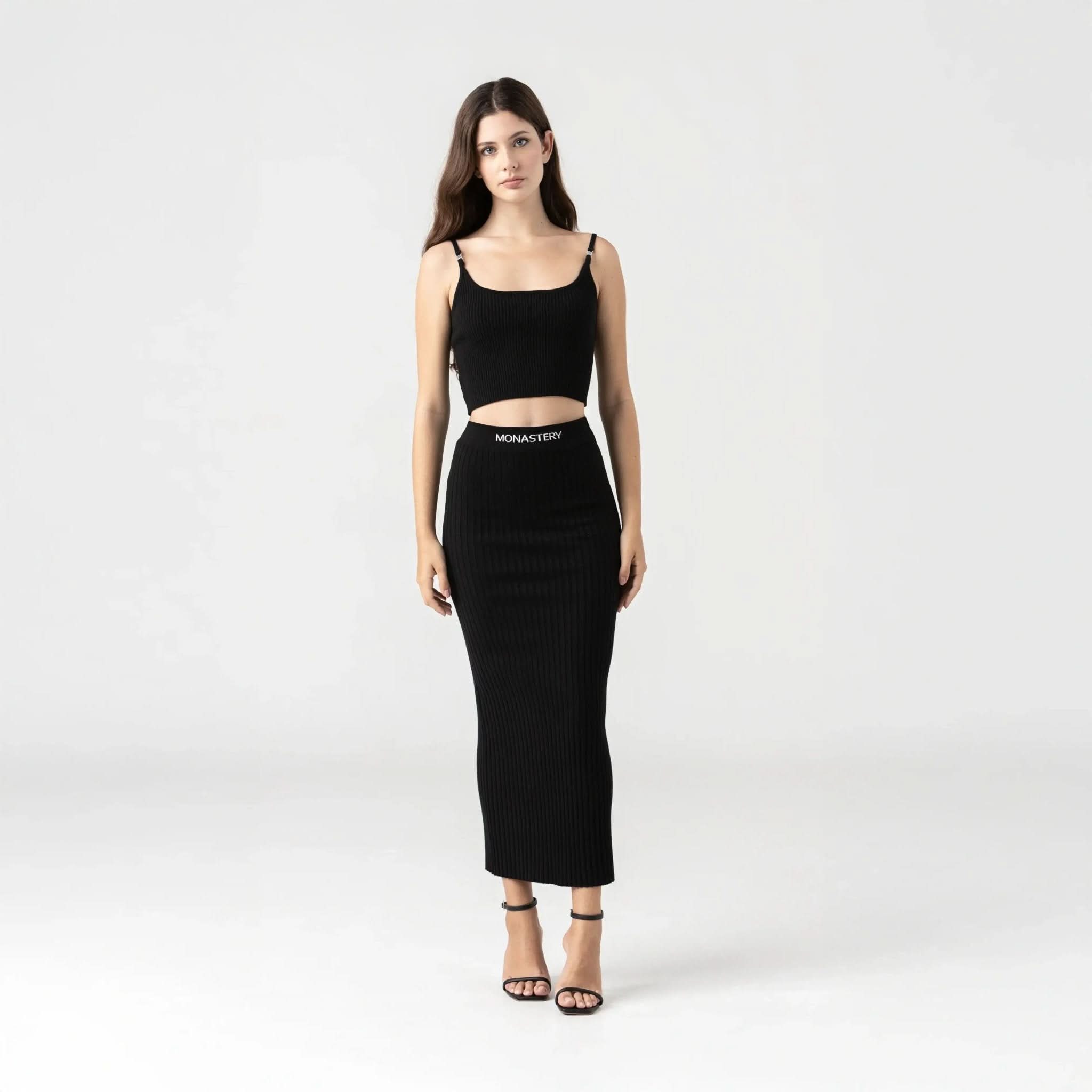 GABBY SKIRT WOMEN BLACK - Monastery | Tienda Oficial Colombia