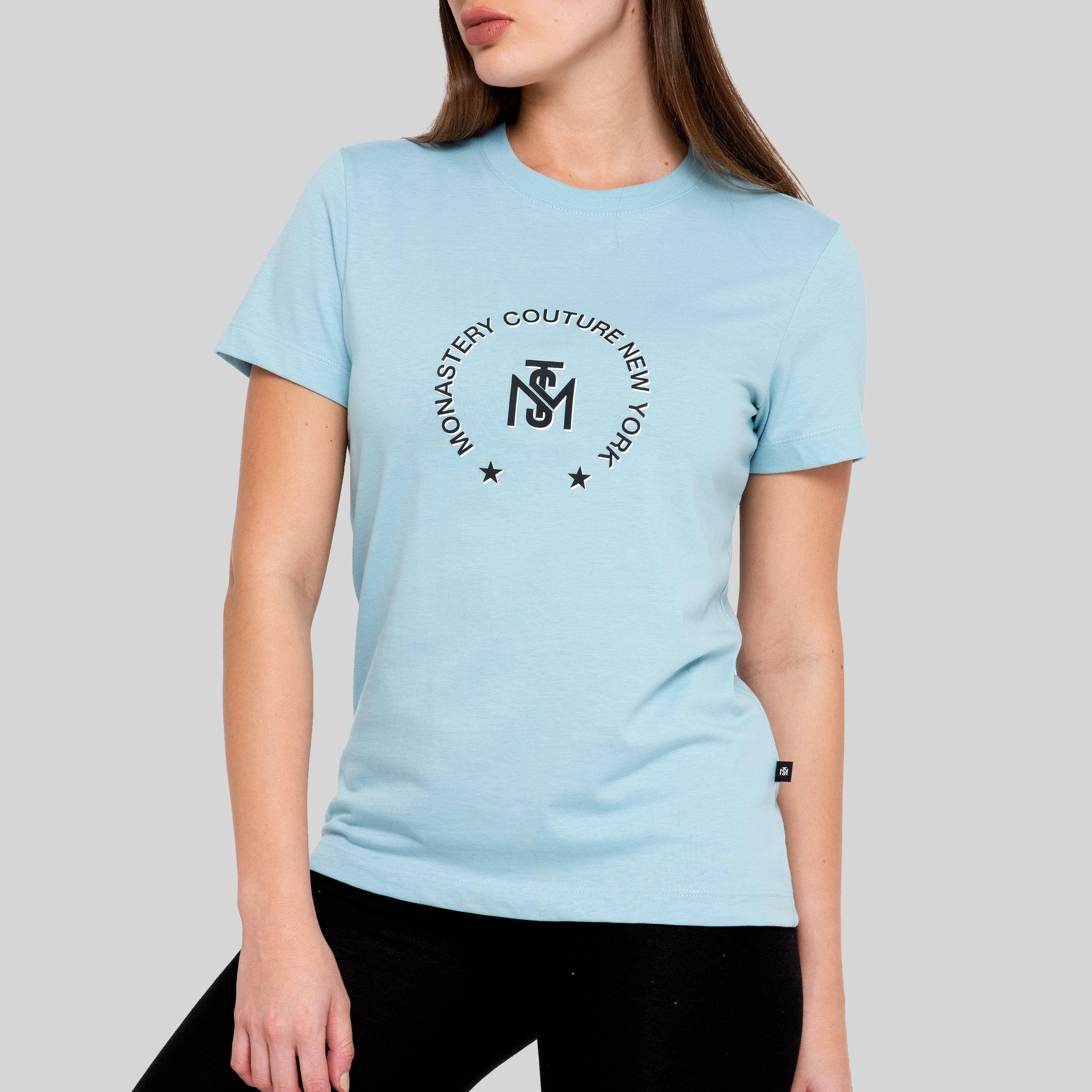 GALIAS T-SHIRT WOMEN BLUE - Monastery