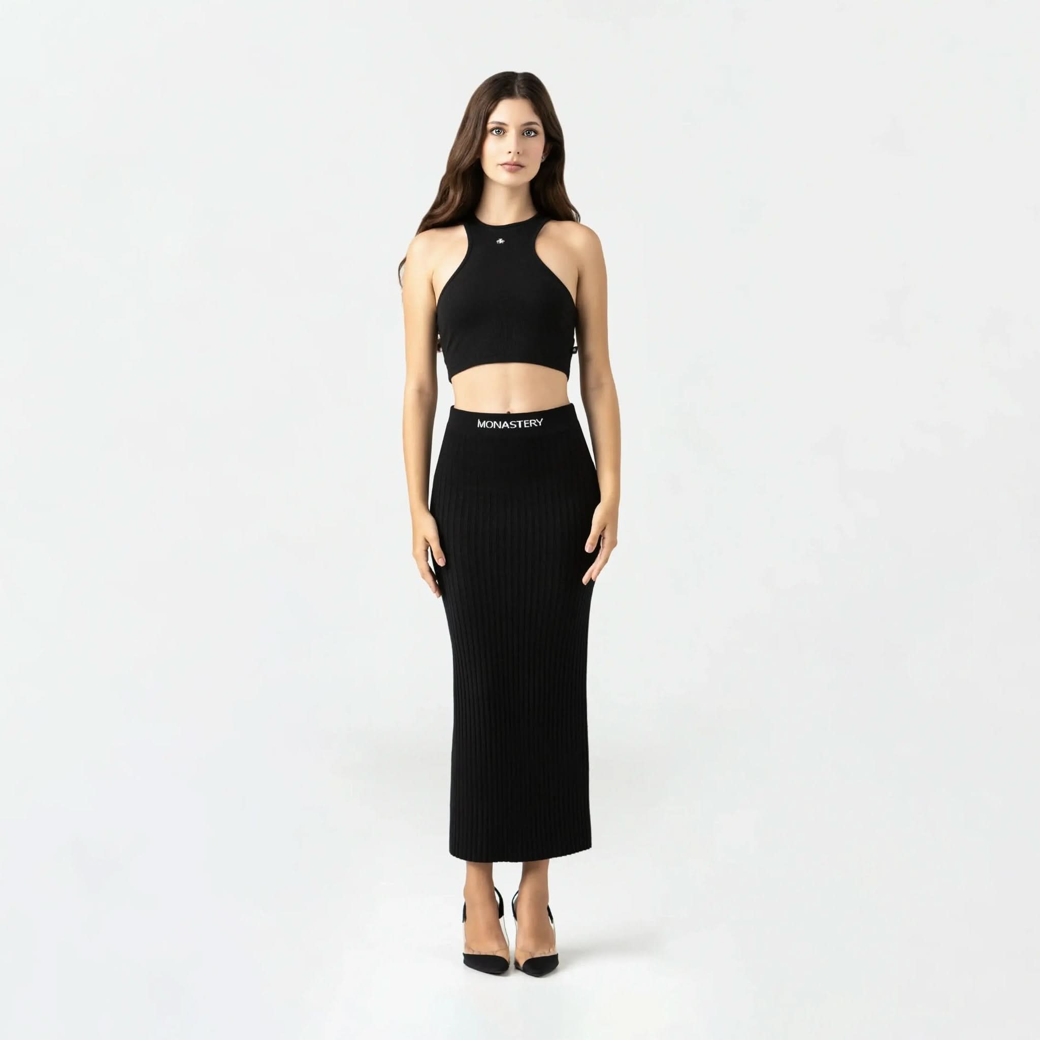 GENNA TANK TOP WOMEN BLACK - Monastery | Tienda Oficial Colombia