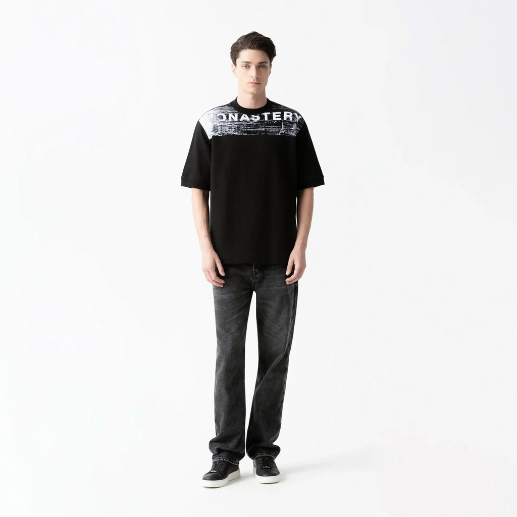 GIBBON T - SHIRT OVERSIZED MEN BLACK - Monastery | Tienda Oficial Colombia