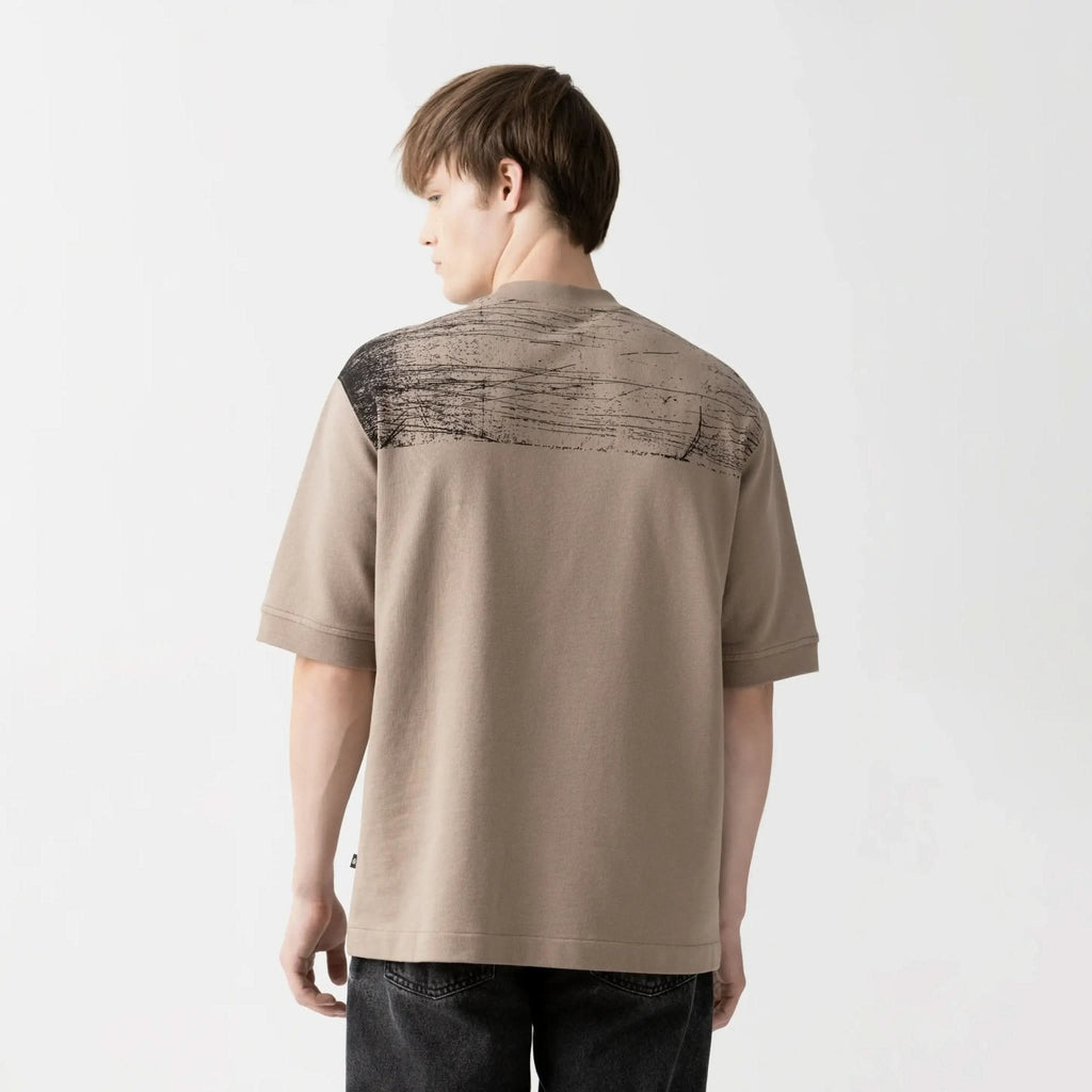 GIBBON T - SHIRT OVERSIZED MEN TAUPE GRAY - Monastery | Tienda Oficial Colombia