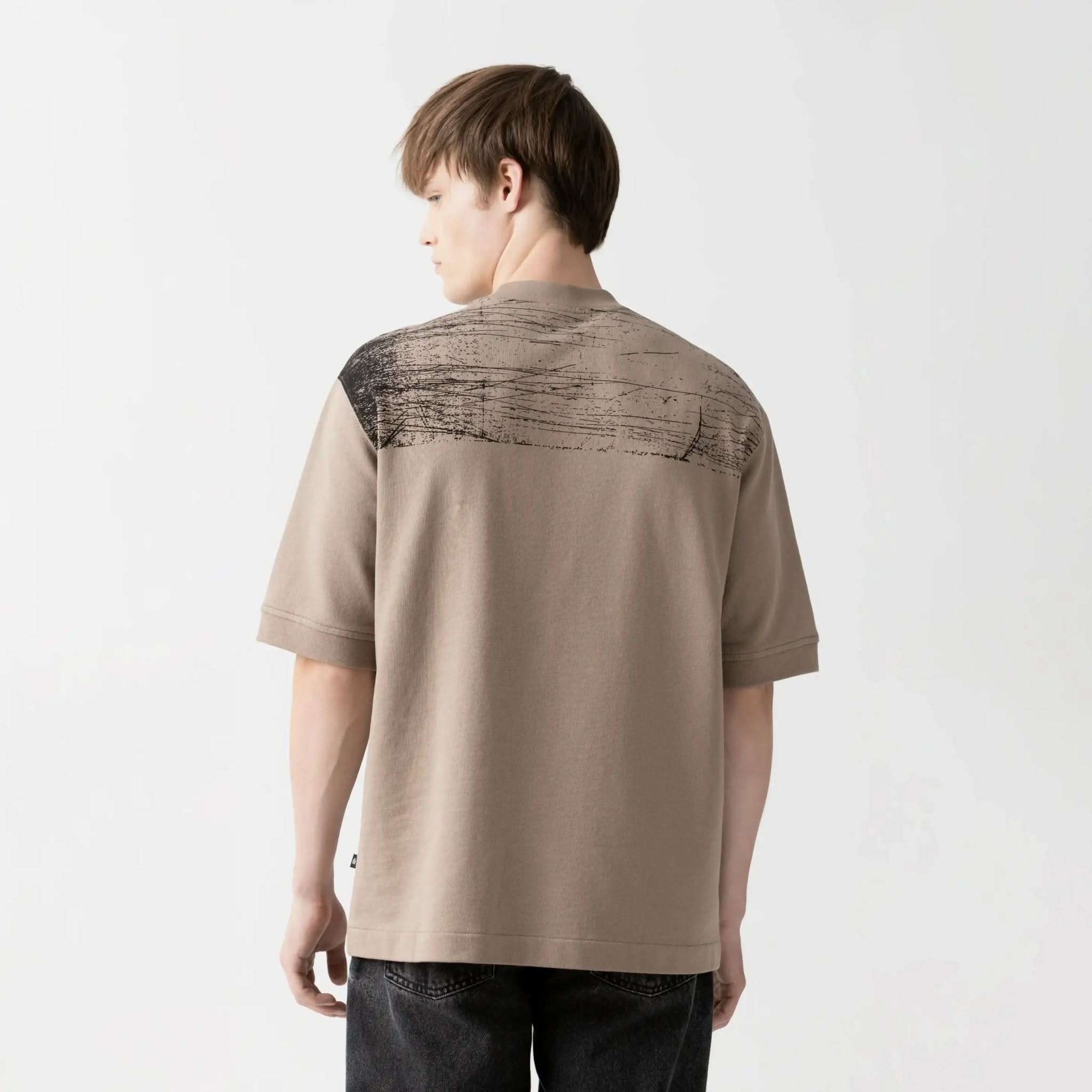 GIBBON T - SHIRT OVERSIZED MEN TAUPE GRAY - Monastery | Tienda Oficial Colombia
