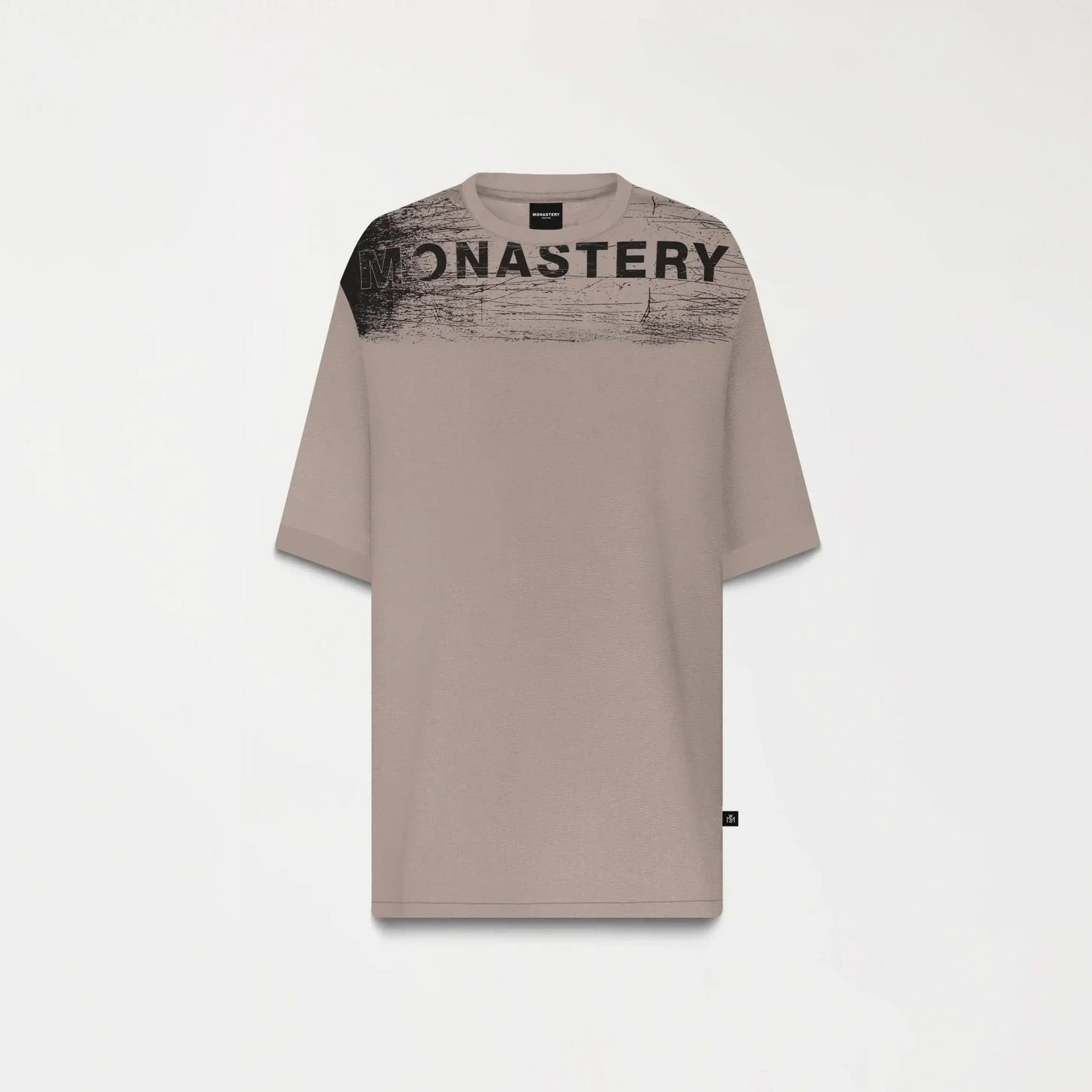 GIBBON T - SHIRT OVERSIZED MEN TAUPE GRAY - Monastery | Tienda Oficial Colombia