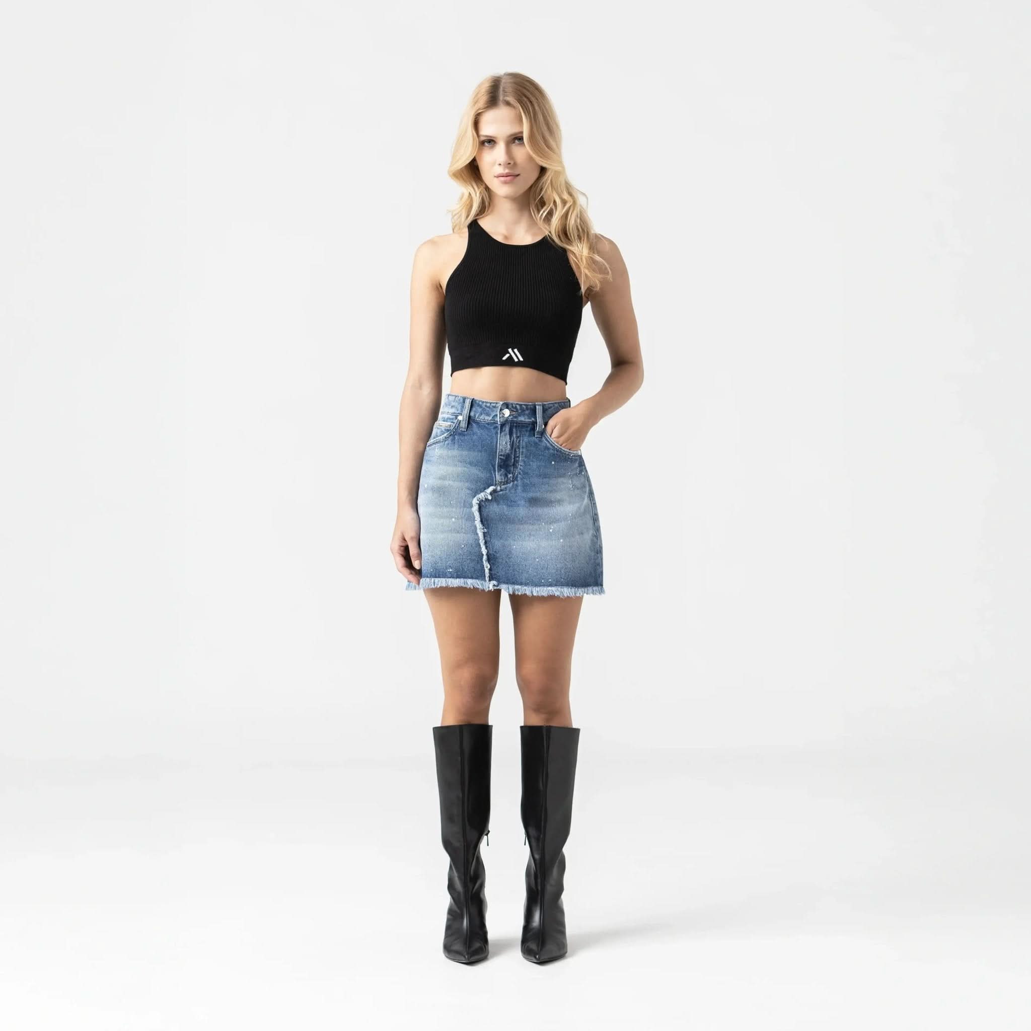 GISELE KNITTED TOP WOMEN BLACK - Monastery | Tienda Oficial Colombia