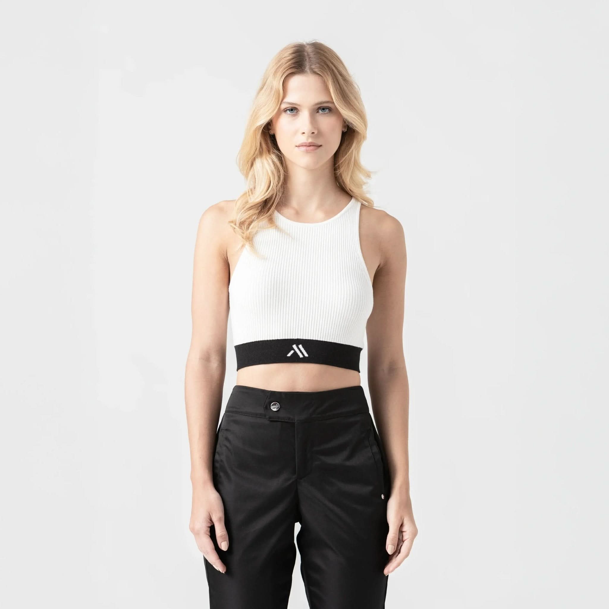 GISELE KNITTED TOP WOMEN WHITE - Monastery | Tienda Oficial Colombia