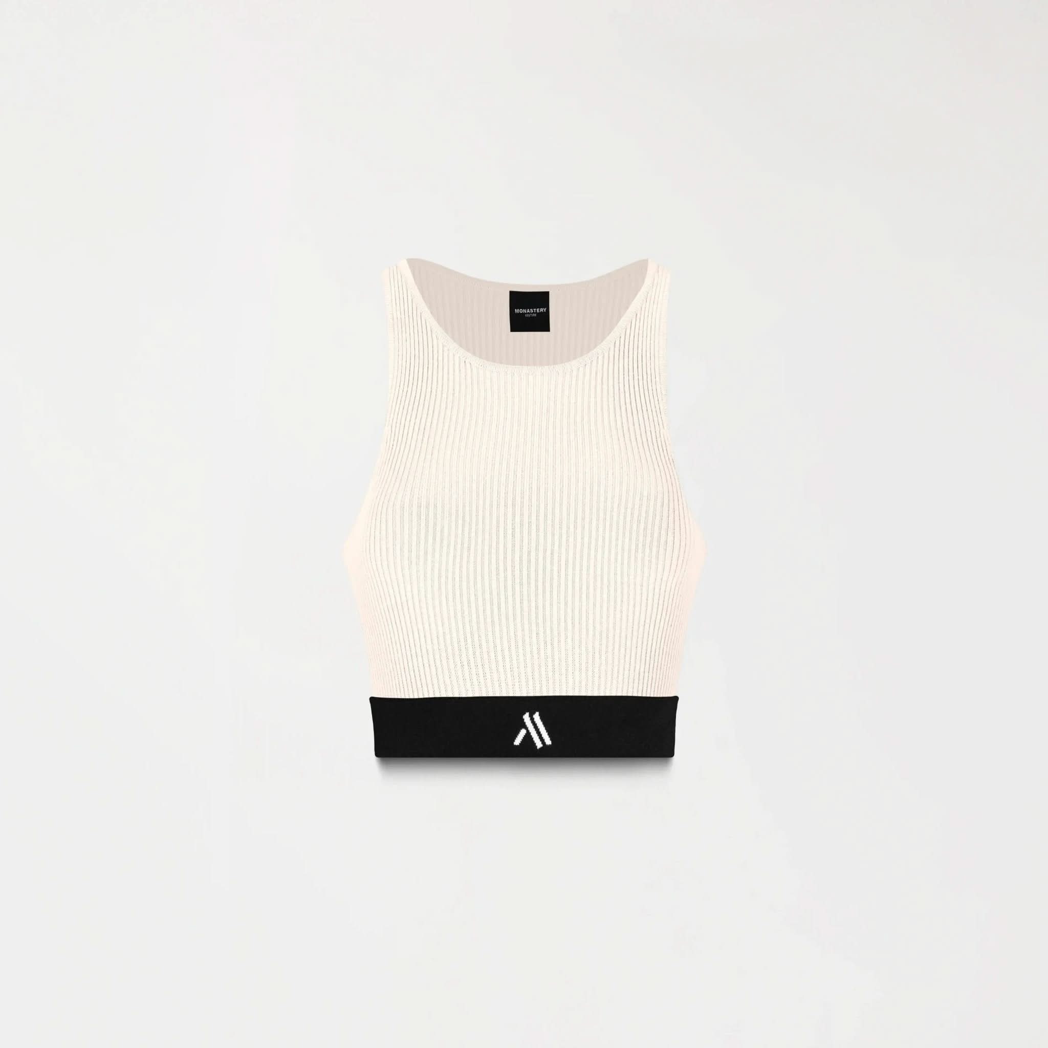 GISELE KNITTED TOP WOMEN WHITECAP GRAY - Monastery | Tienda Oficial Colombia
