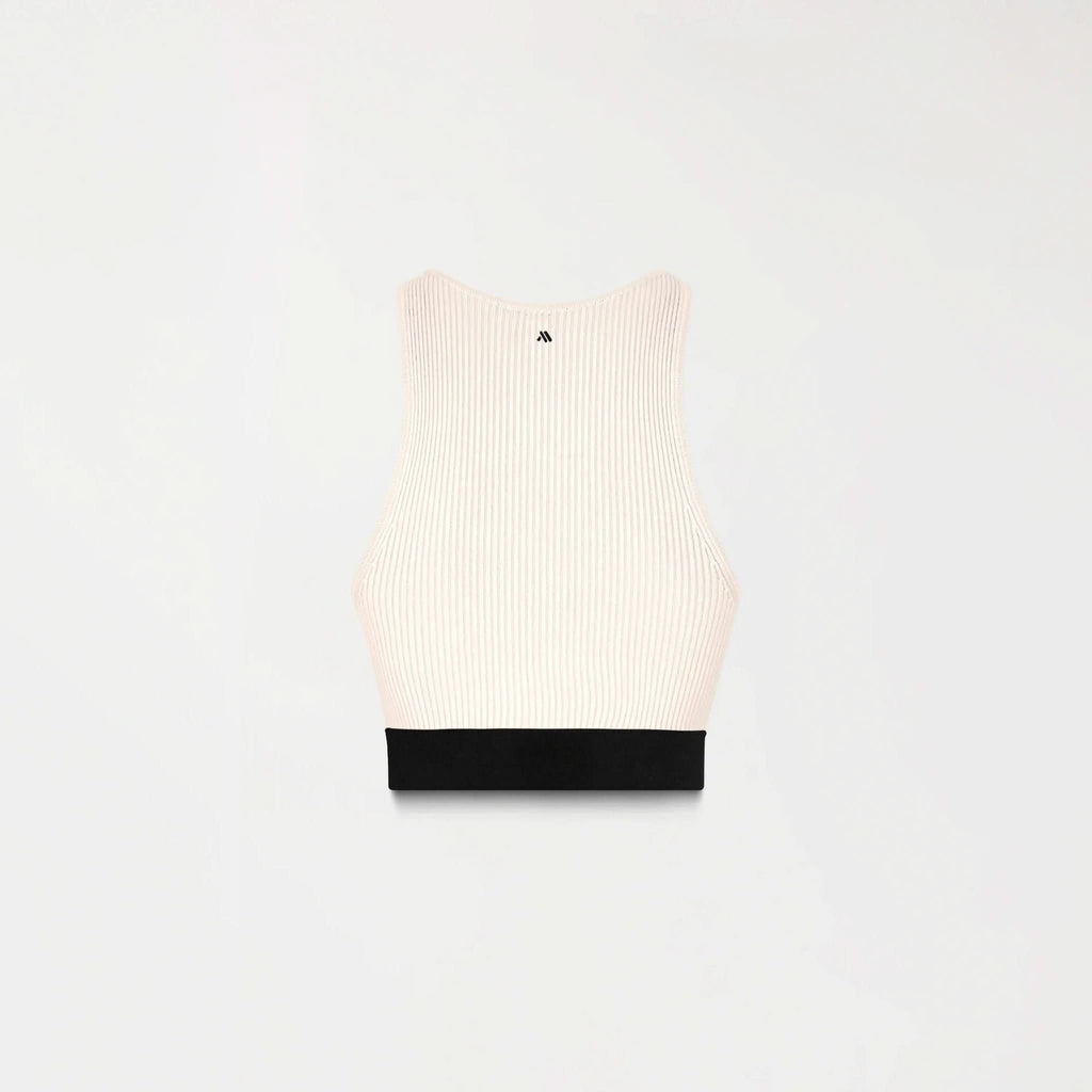 GISELE KNITTED TOP WOMEN WHITECAP GRAY - Monastery | Tienda Oficial Colombia