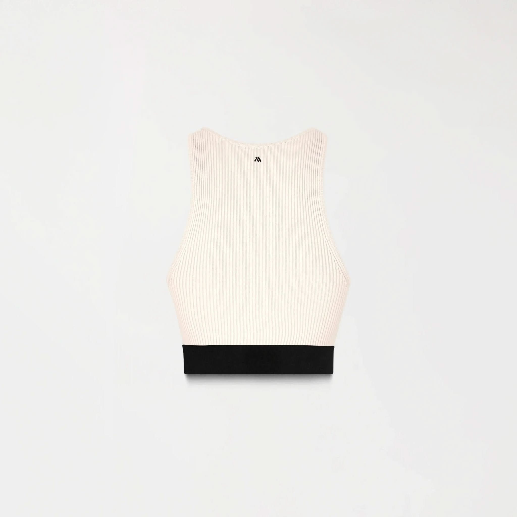 GISELE KNITTED TOP WOMEN WHITECAP GRAY - Monastery | Tienda Oficial Colombia