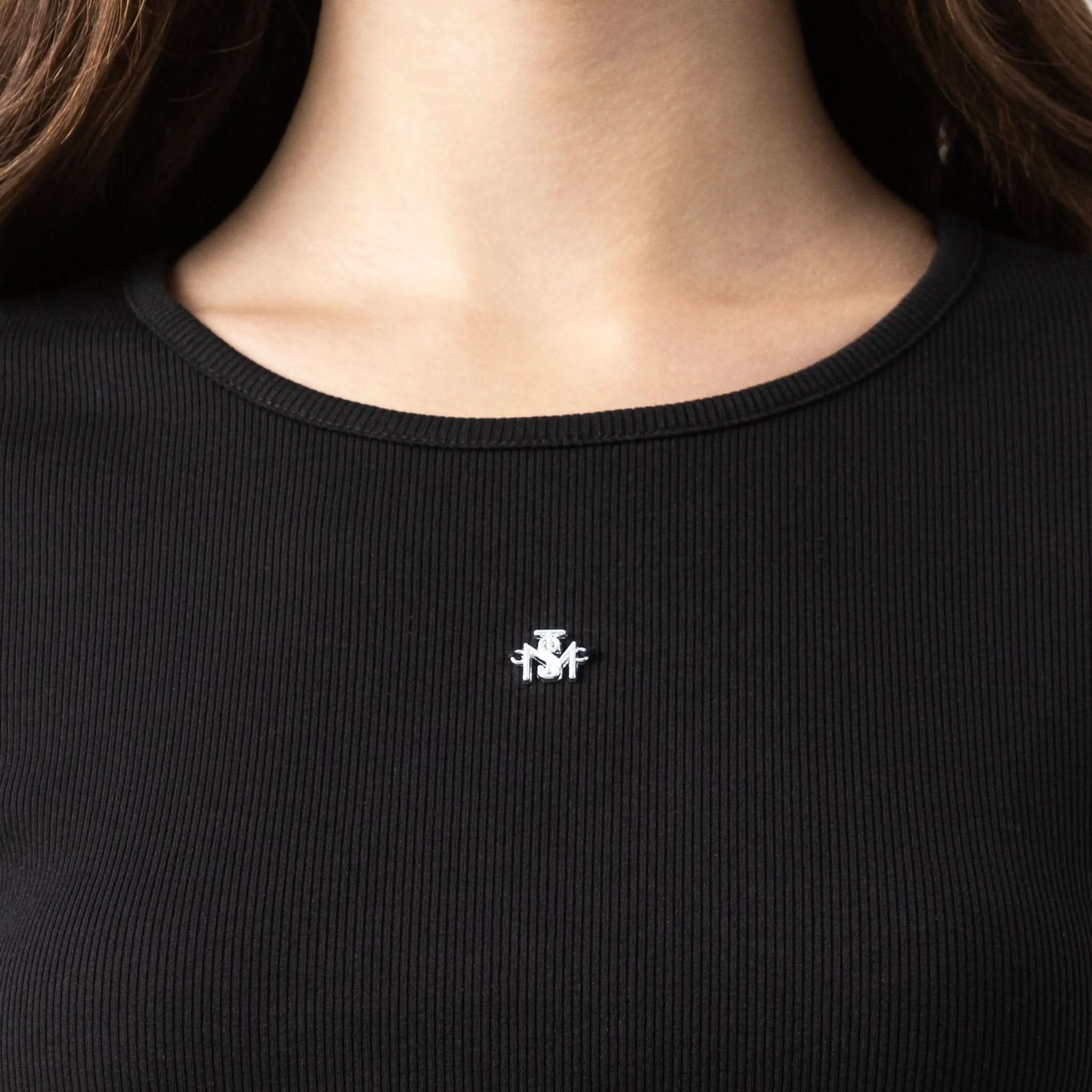 GODIVA CROP TOP WOMEN BLACK - Monastery | Tienda Oficial Colombia
