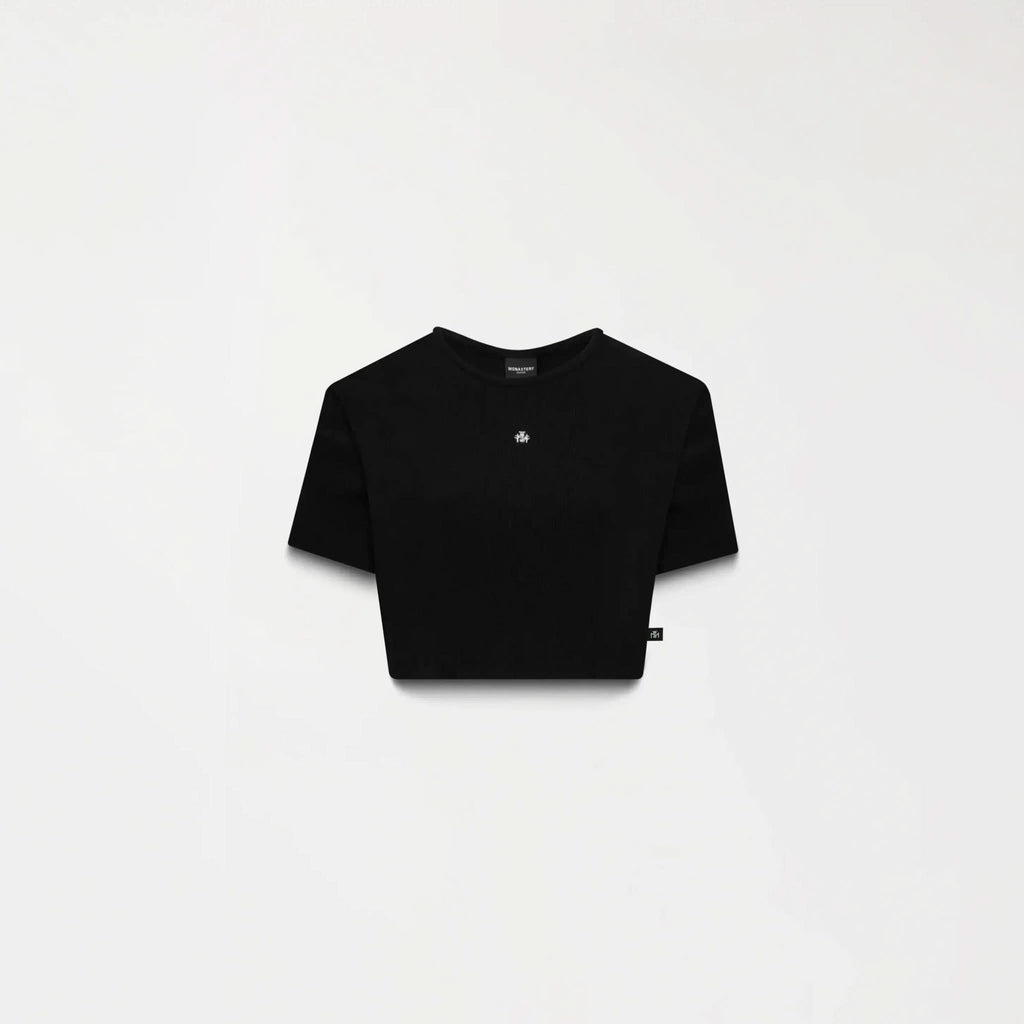 GODIVA CROP TOP WOMEN BLACK - Monastery | Tienda Oficial Colombia