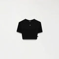 GODIVA CROP TOP WOMEN BLACK - Monastery | Tienda Oficial Colombia