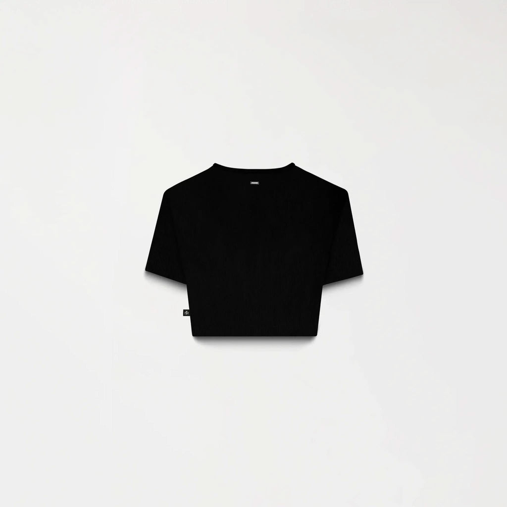 GODIVA CROP TOP WOMEN BLACK - Monastery | Tienda Oficial Colombia