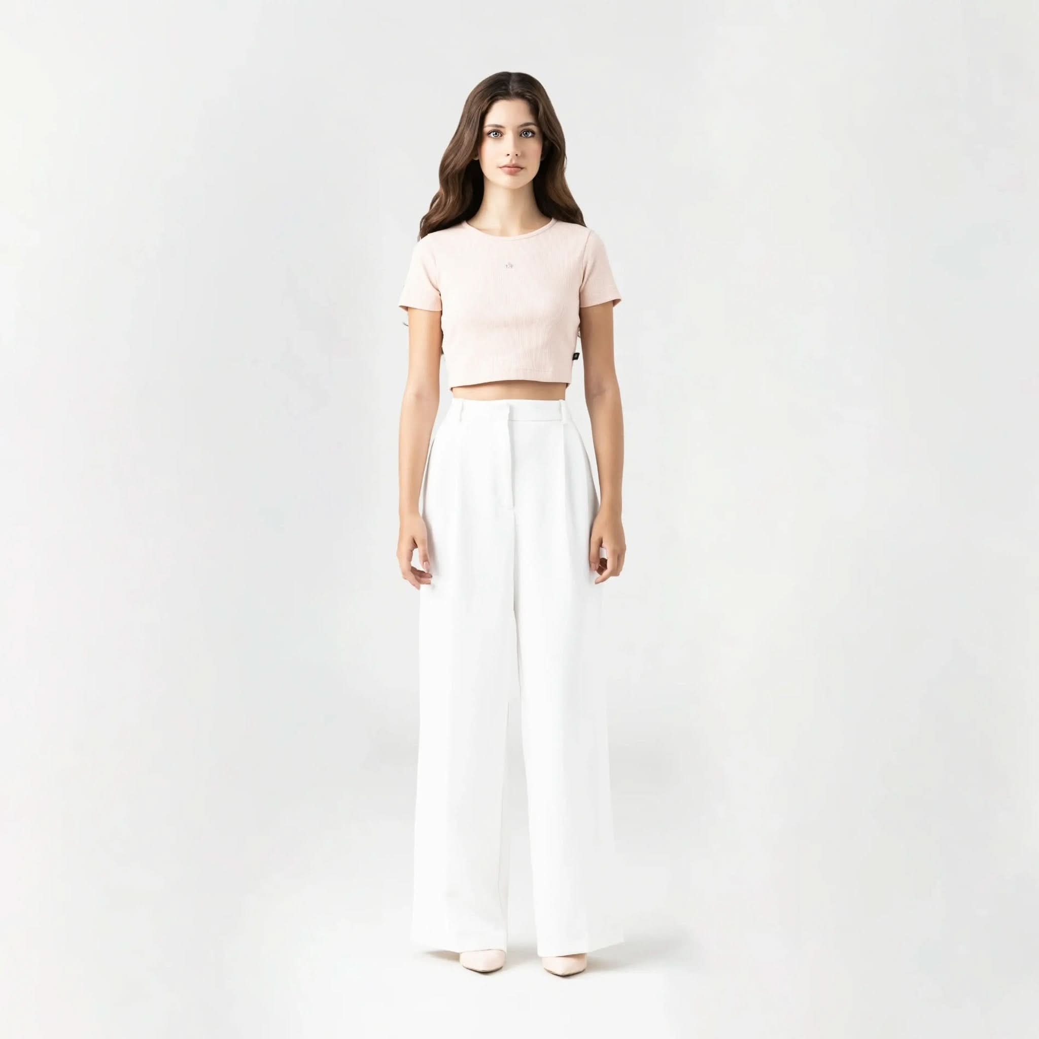GODIVA CROP TOP WOMEN CAMEO ROSE - Monastery | Tienda Oficial Colombia
