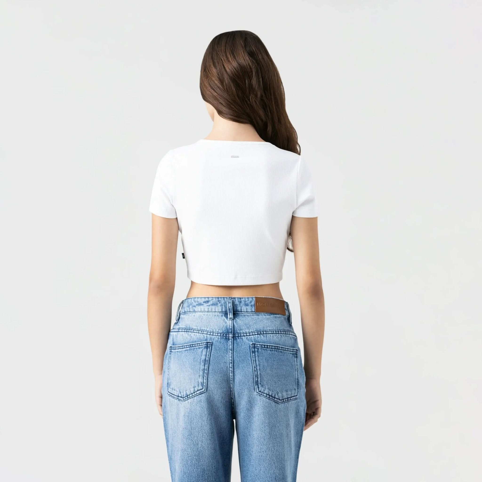 GODIVA CROP TOP WOMEN WHITE - Monastery | Tienda Oficial Colombia