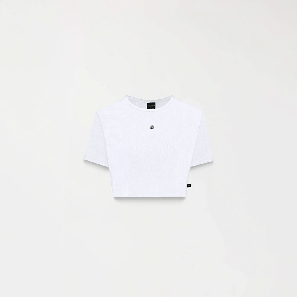 GODIVA CROP TOP WOMEN WHITE - Monastery | Tienda Oficial Colombia