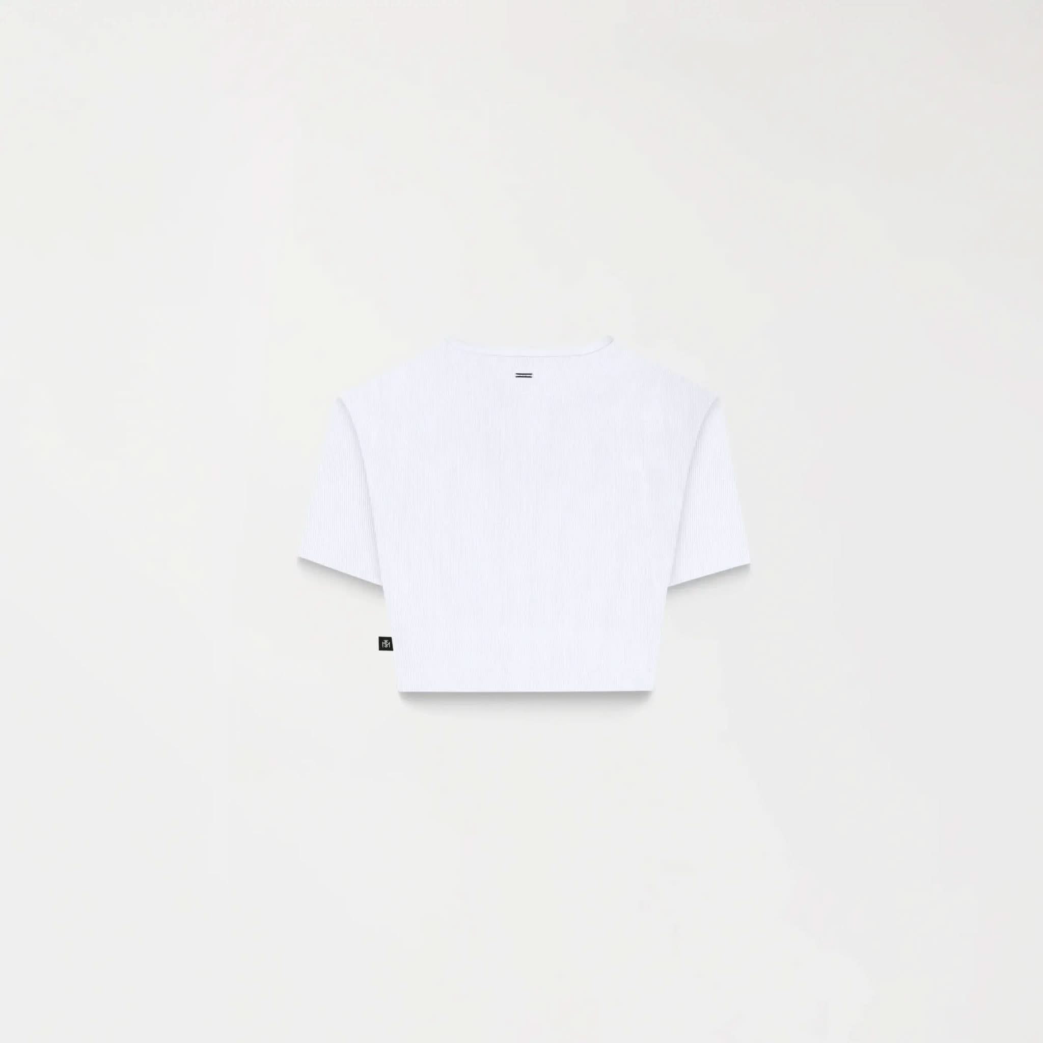 GODIVA CROP TOP WOMEN WHITE - Monastery | Tienda Oficial Colombia