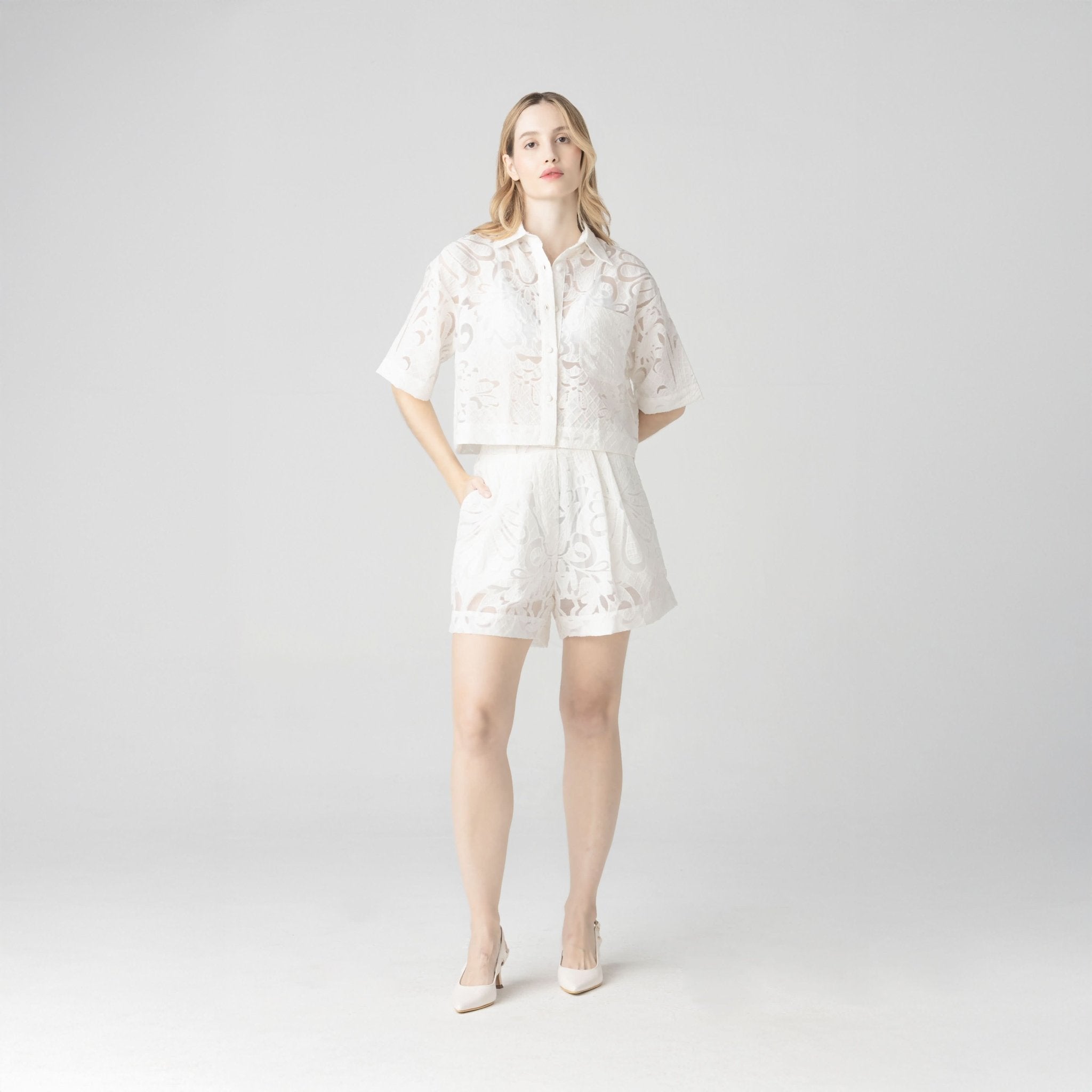 GRECK SHIRT WOMEN WHITE - Monastery | Tienda Oficial Colombia