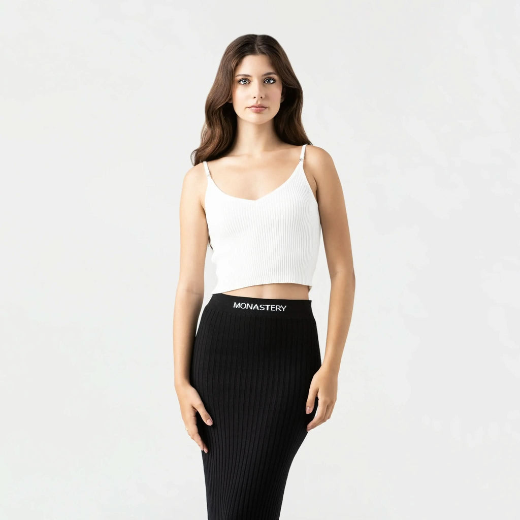 HARBOR KNITTED TOP WOMEN WHITE - Monastery | Tienda Oficial Colombia