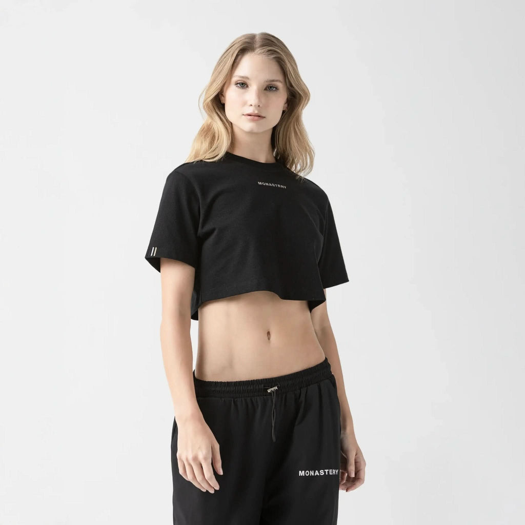 HAZEN CROP TOP WOMEN BLACK - Monastery | Tienda Oficial Colombia
