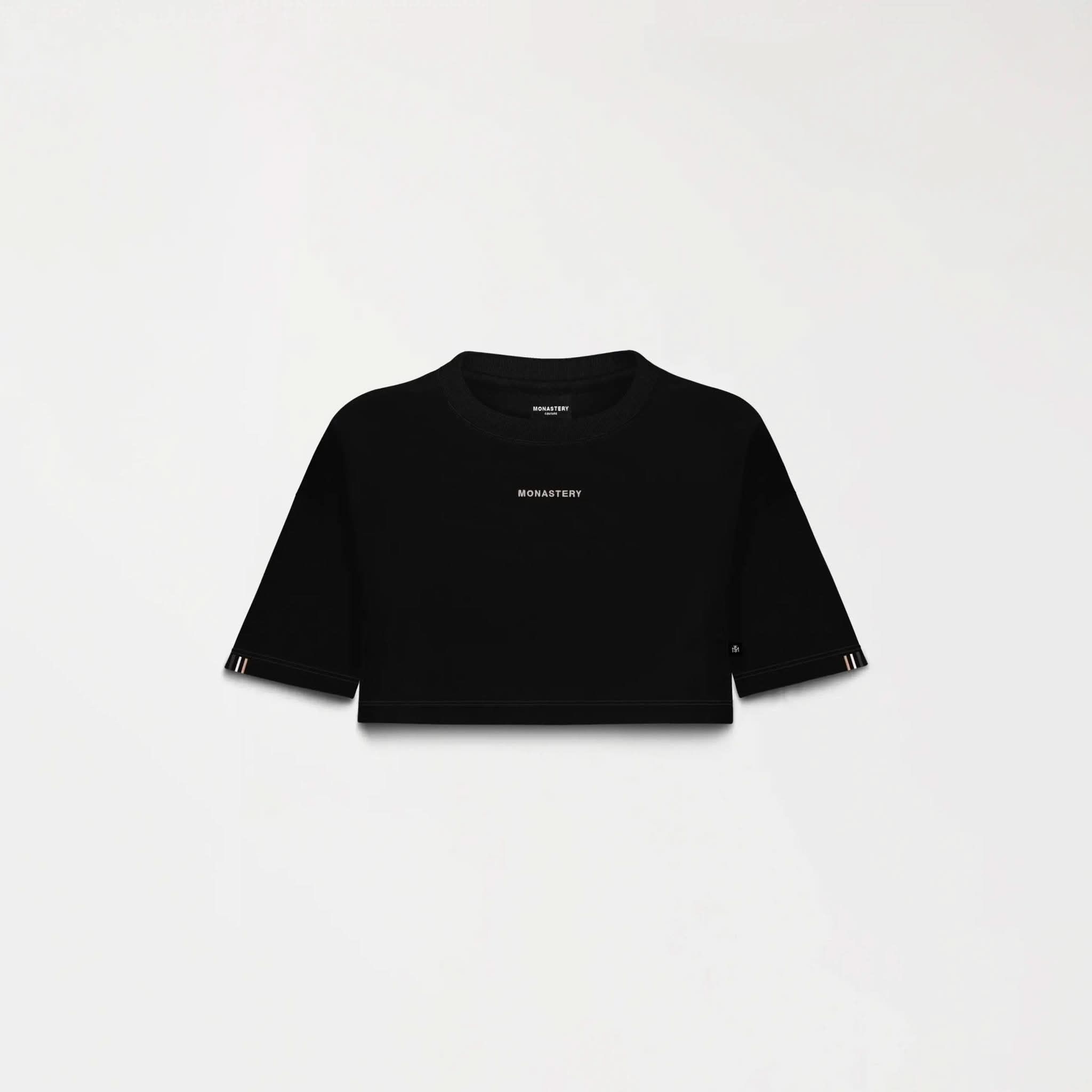 HAZEN CROP TOP WOMEN BLACK - Monastery | Tienda Oficial Colombia