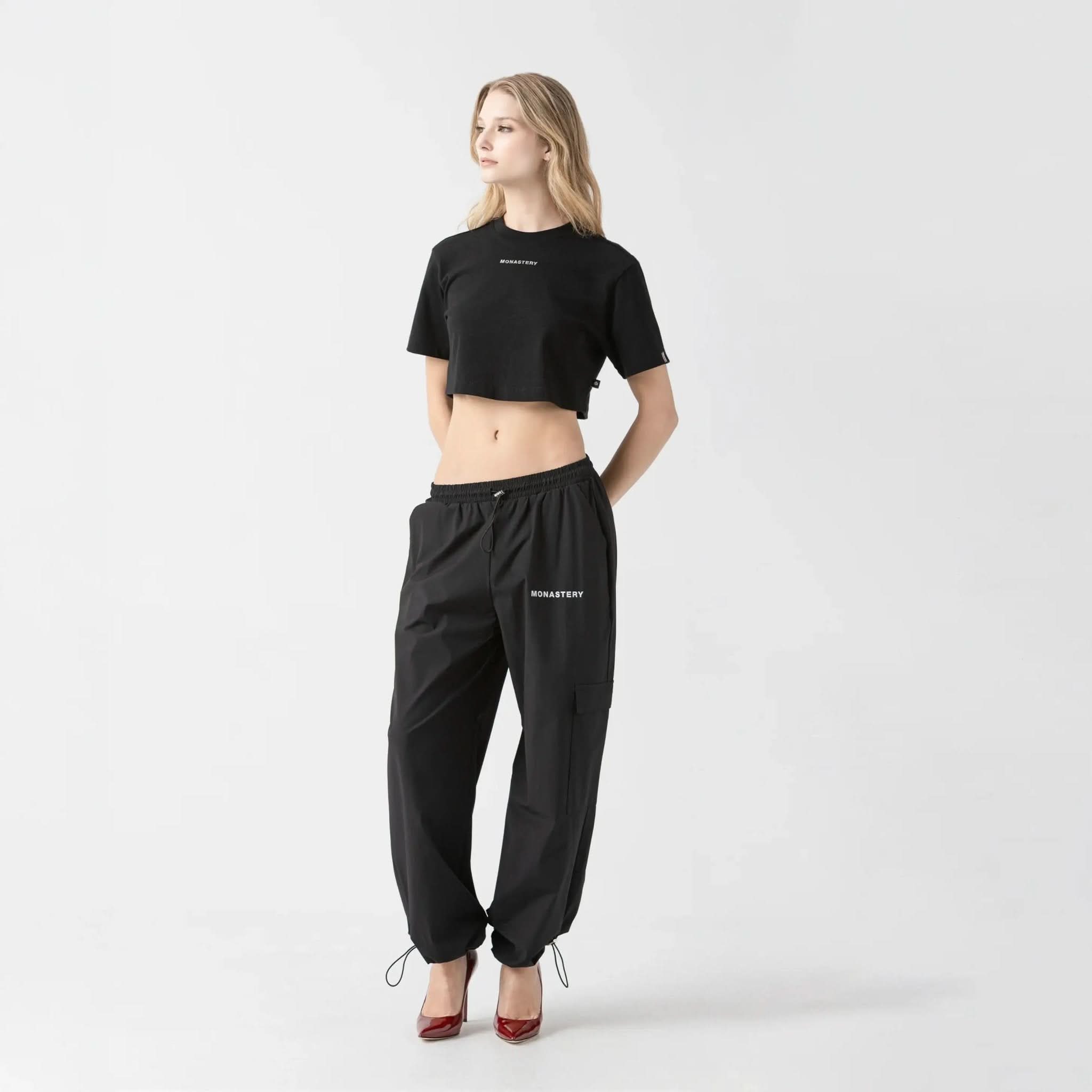 HAZEN CROP TOP WOMEN BLACK - Monastery | Tienda Oficial Colombia