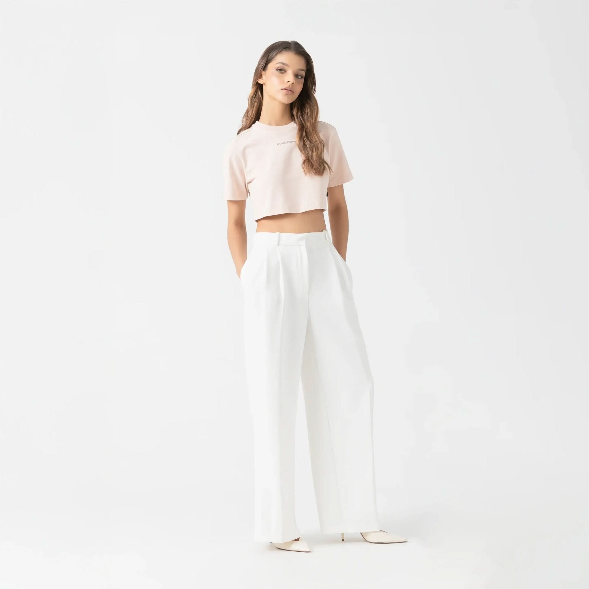 HAZEN CROP TOP WOMEN CAMEO ROSE - Monastery | Tienda Oficial Colombia