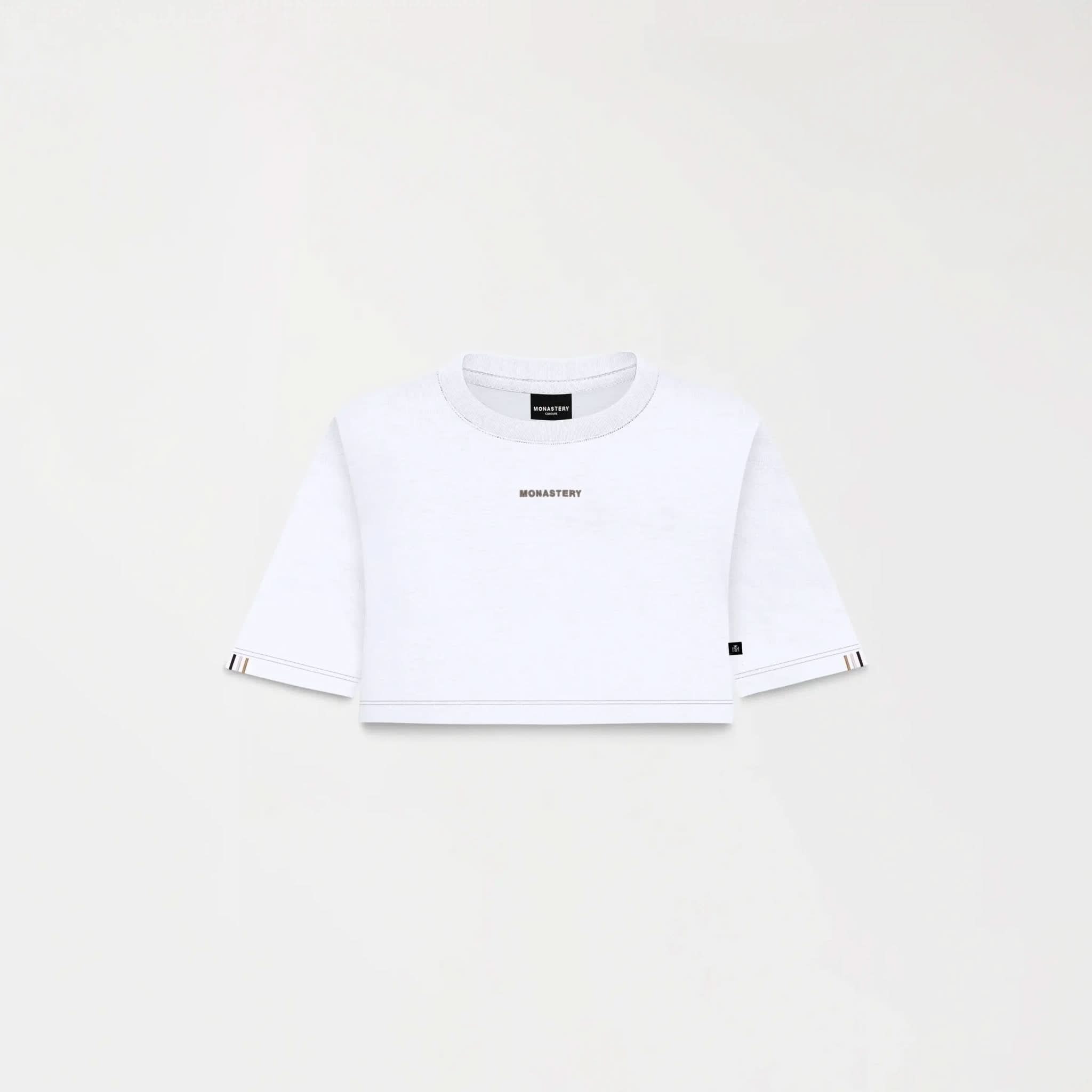 HAZEN CROP TOP WOMEN WHITE - Monastery | Tienda Oficial Colombia