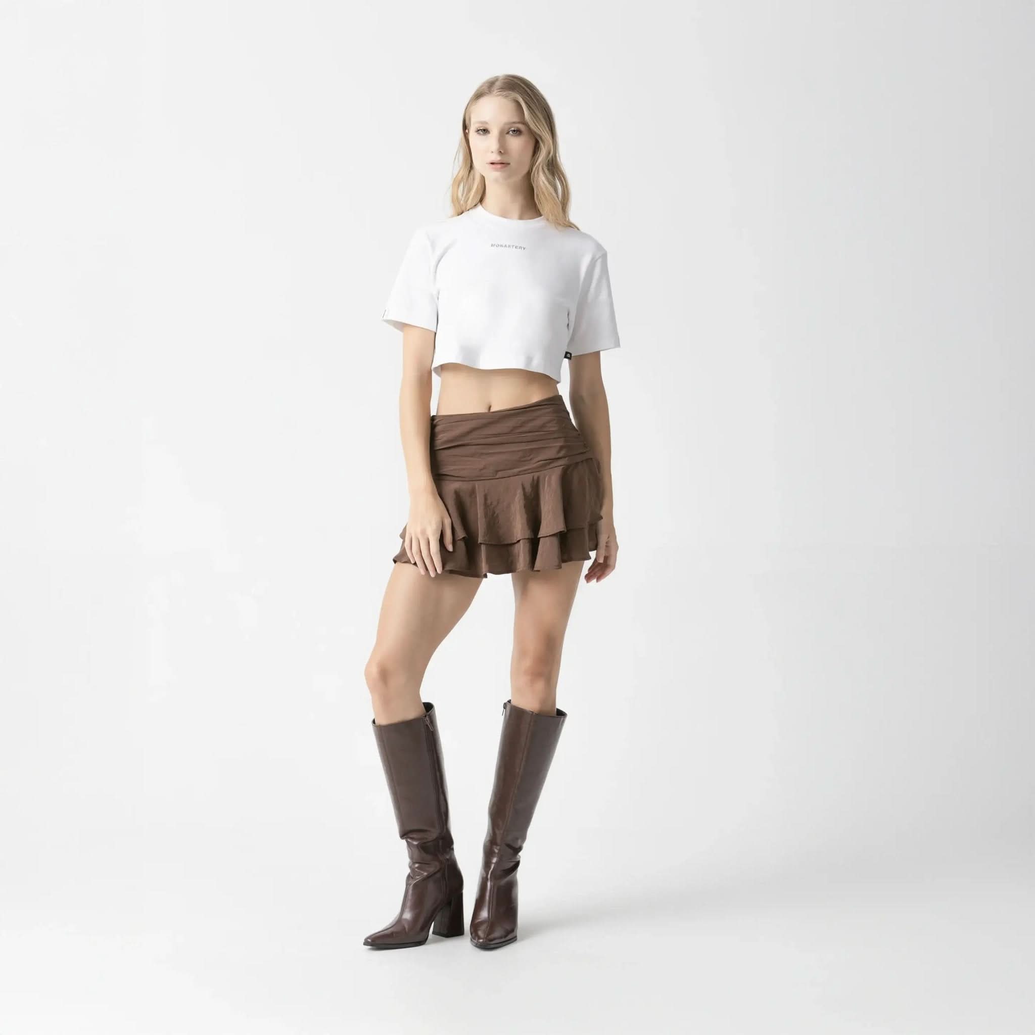 HAZEN CROP TOP WOMEN WHITE - Monastery | Tienda Oficial Colombia