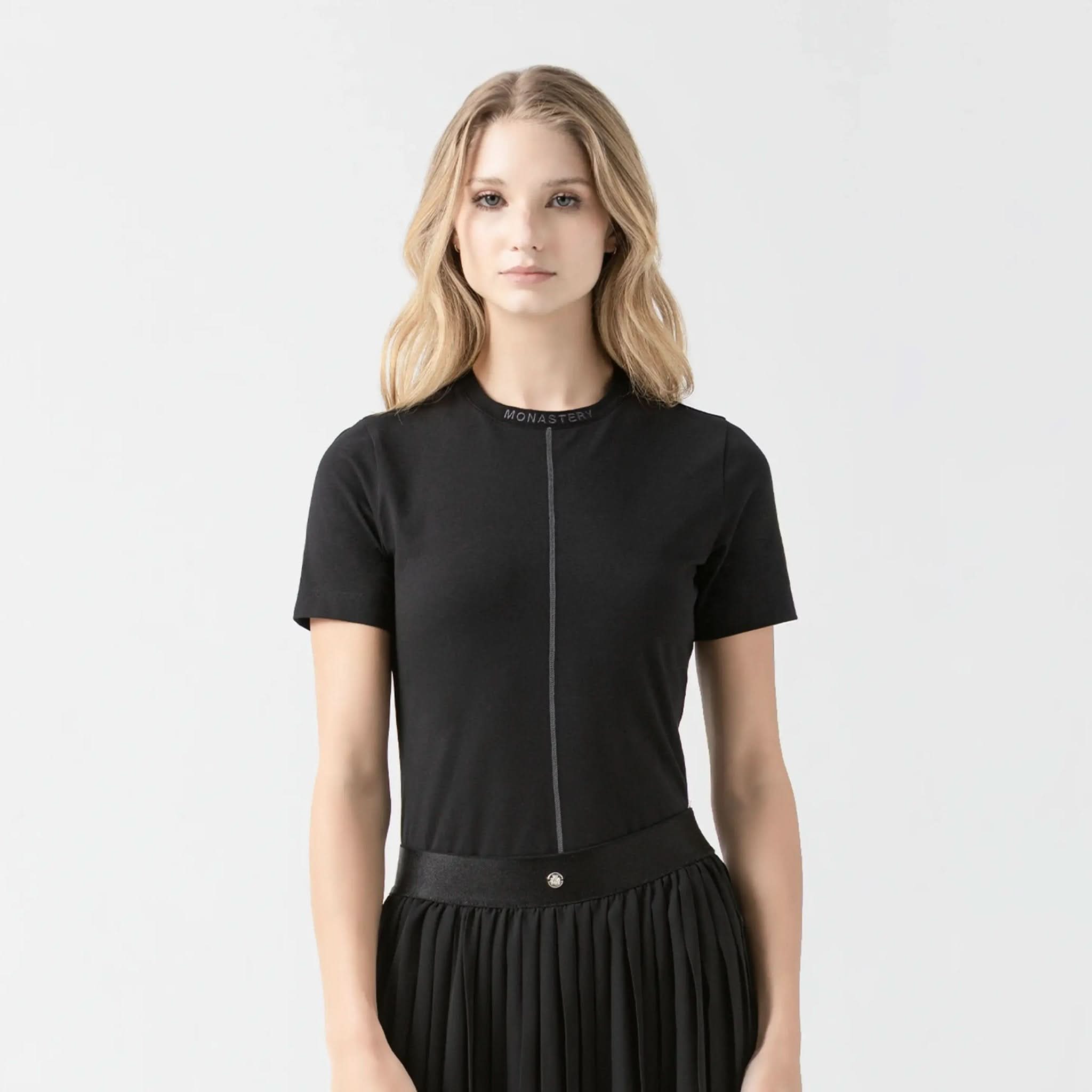 HEATHER T - SHIRT WOMEN BLACK - Monastery | Tienda Oficial Colombia