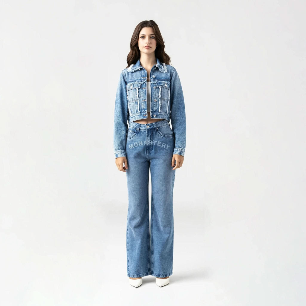 HOSHI JACKET WOMEN BLUE DENIM - Monastery | Tienda Oficial Colombia
