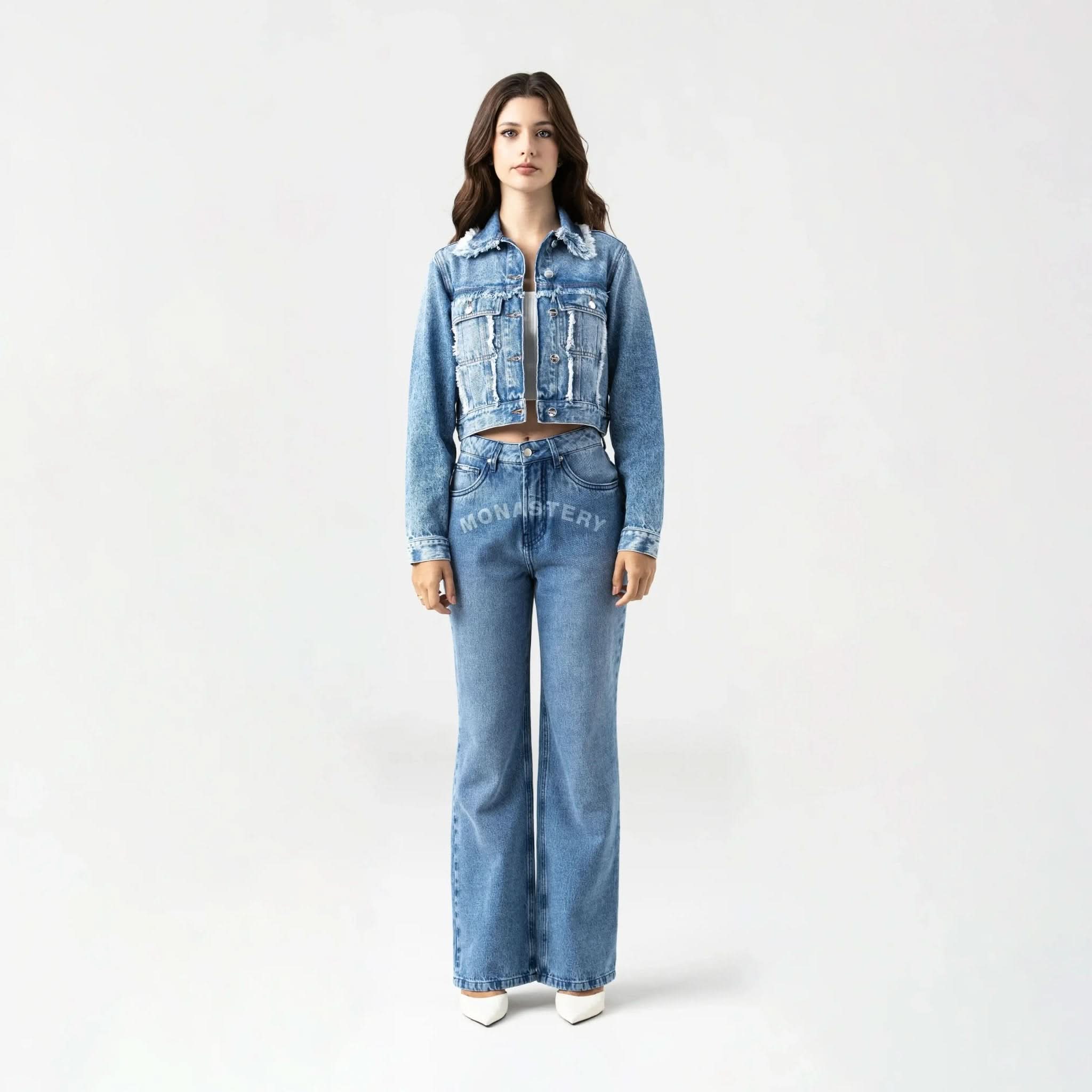 HOSHI JACKET WOMEN BLUE DENIM - Monastery | Tienda Oficial Colombia
