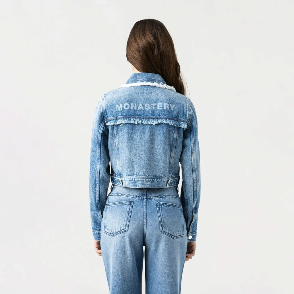 HOSHI JACKET WOMEN BLUE DENIM - Monastery | Tienda Oficial Colombia