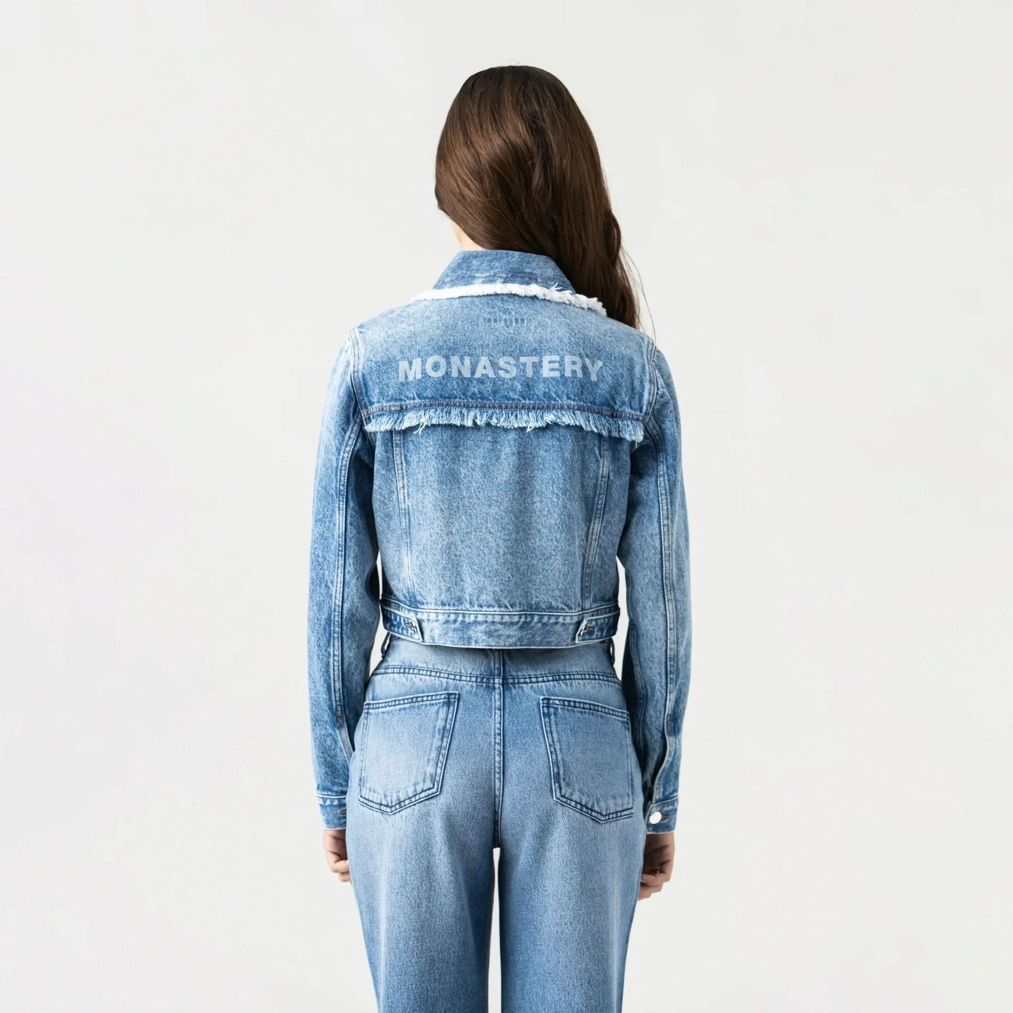 HOSHI JACKET WOMEN BLUE DENIM - Monastery | Tienda Oficial Colombia