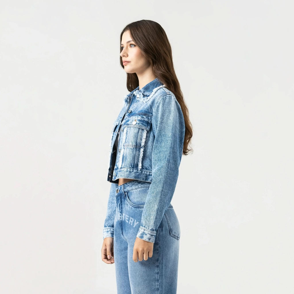 HOSHI JACKET WOMEN BLUE DENIM - Monastery | Tienda Oficial Colombia