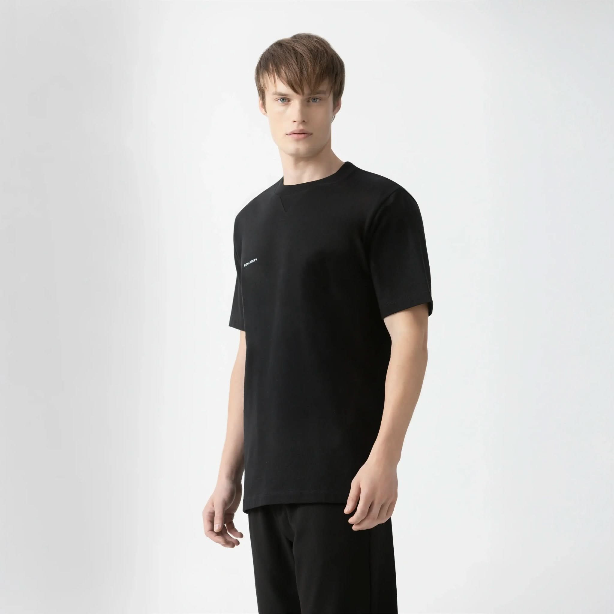 HUDSON T - SHIRT MEN BLACK - Monastery | Tienda Oficial Colombia