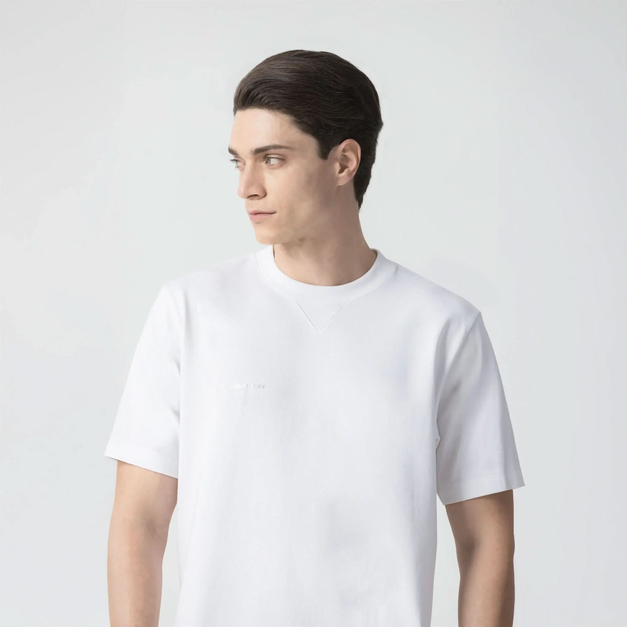HUDSON T - SHIRT MEN WHITE - Monastery | Tienda Oficial Colombia