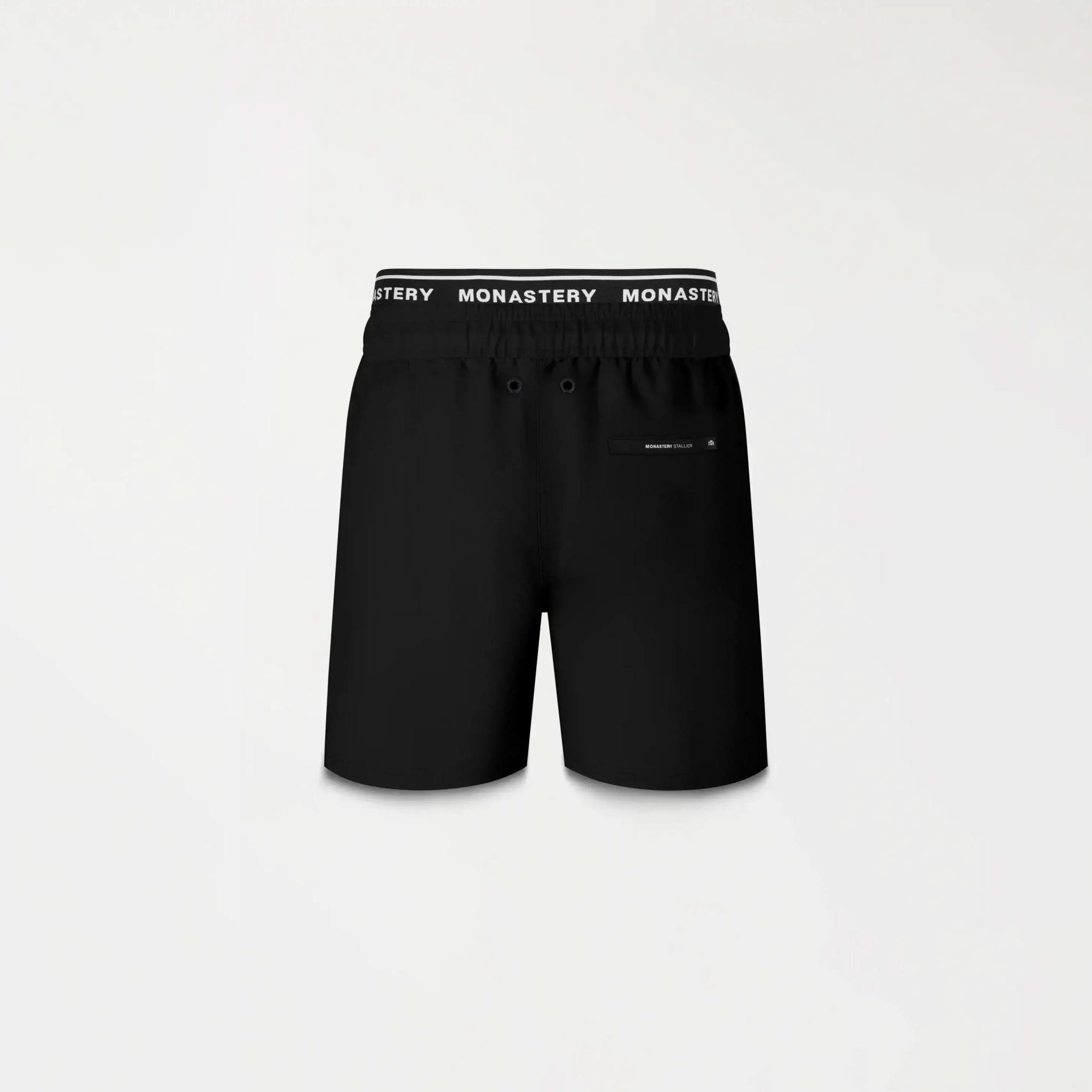 HWIN SWIM SHORT MEN BLACK - Monastery | Tienda Oficial Colombia