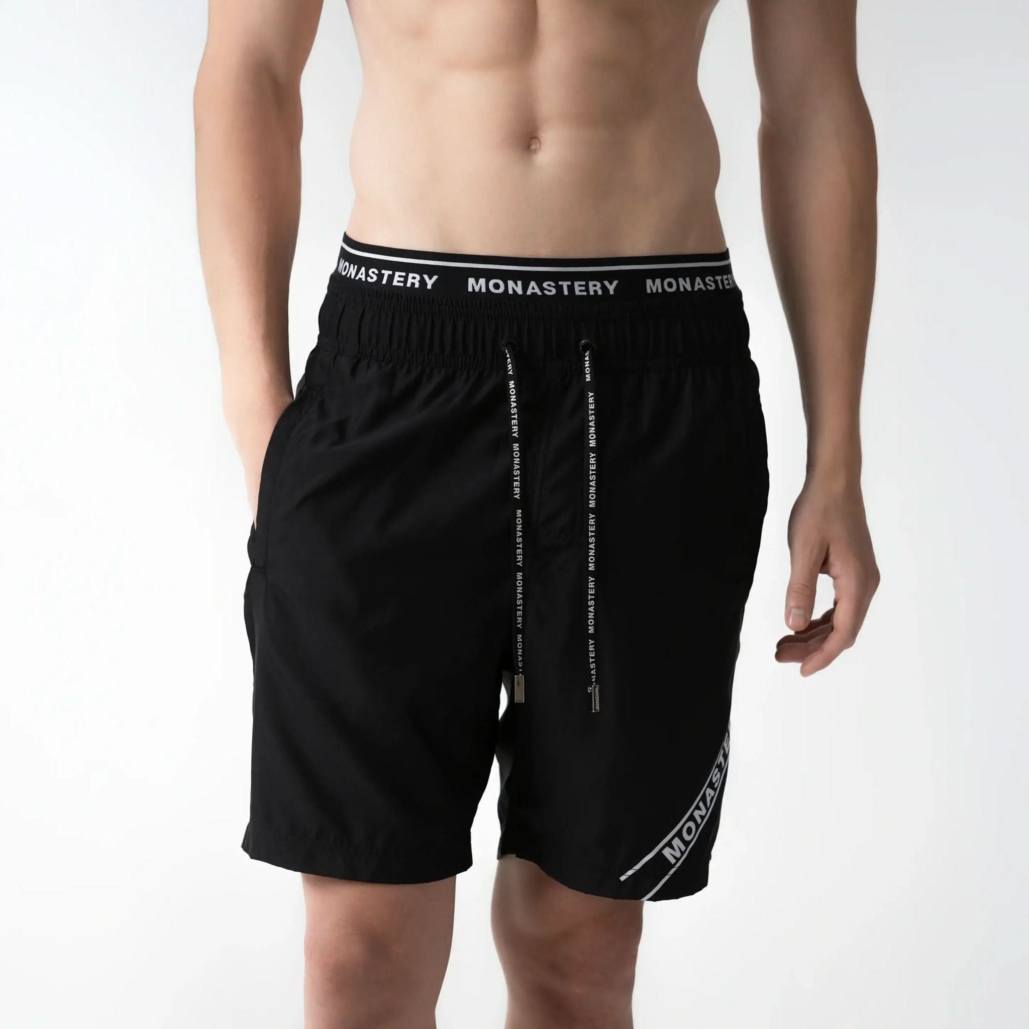 HWIN SWIM SHORT MEN BLACK - Monastery | Tienda Oficial Colombia