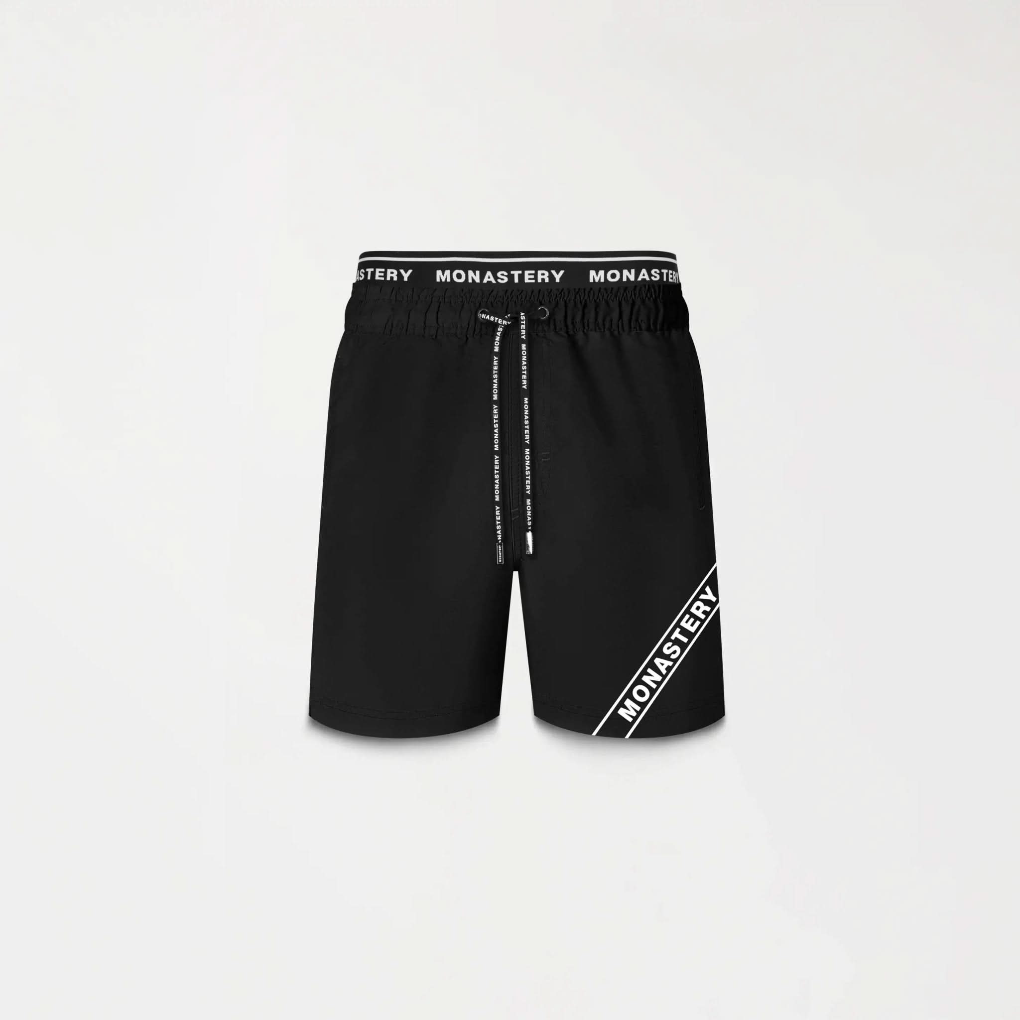 HWIN SWIM SHORT MEN BLACK - Monastery | Tienda Oficial Colombia