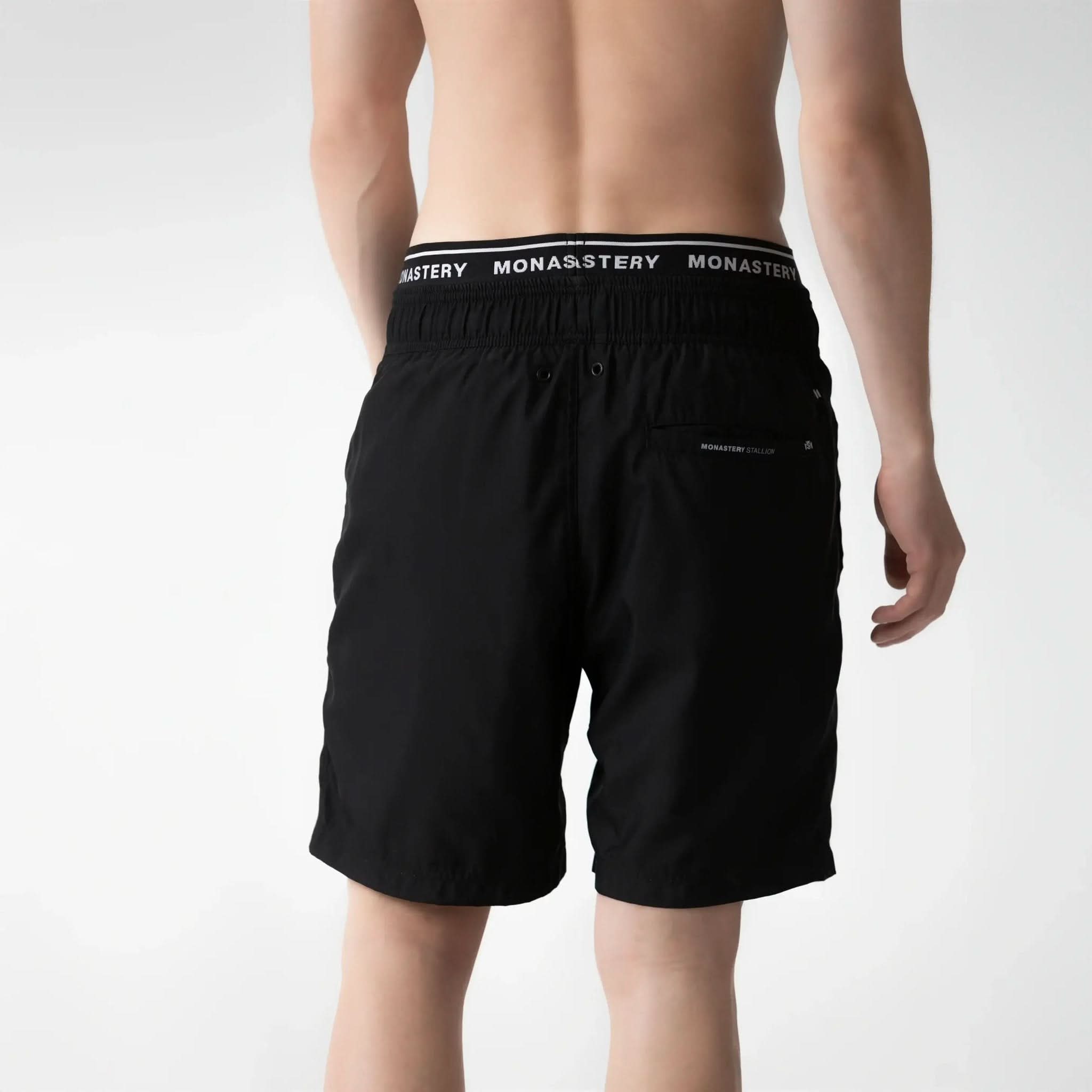 HWIN SWIM SHORT MEN BLACK - Monastery | Tienda Oficial Colombia