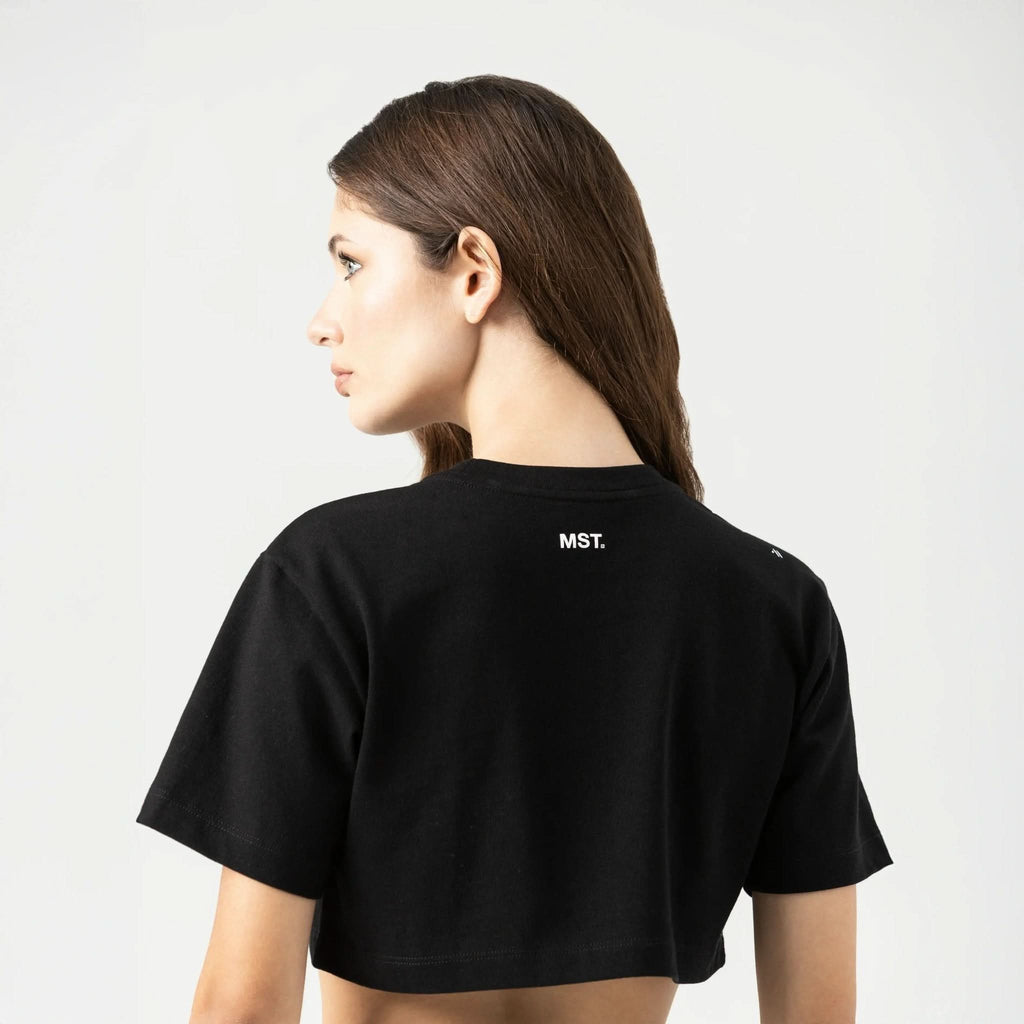 INDIRA CROP TOP WOMEN BLACK - Monastery | Tienda Oficial Colombia