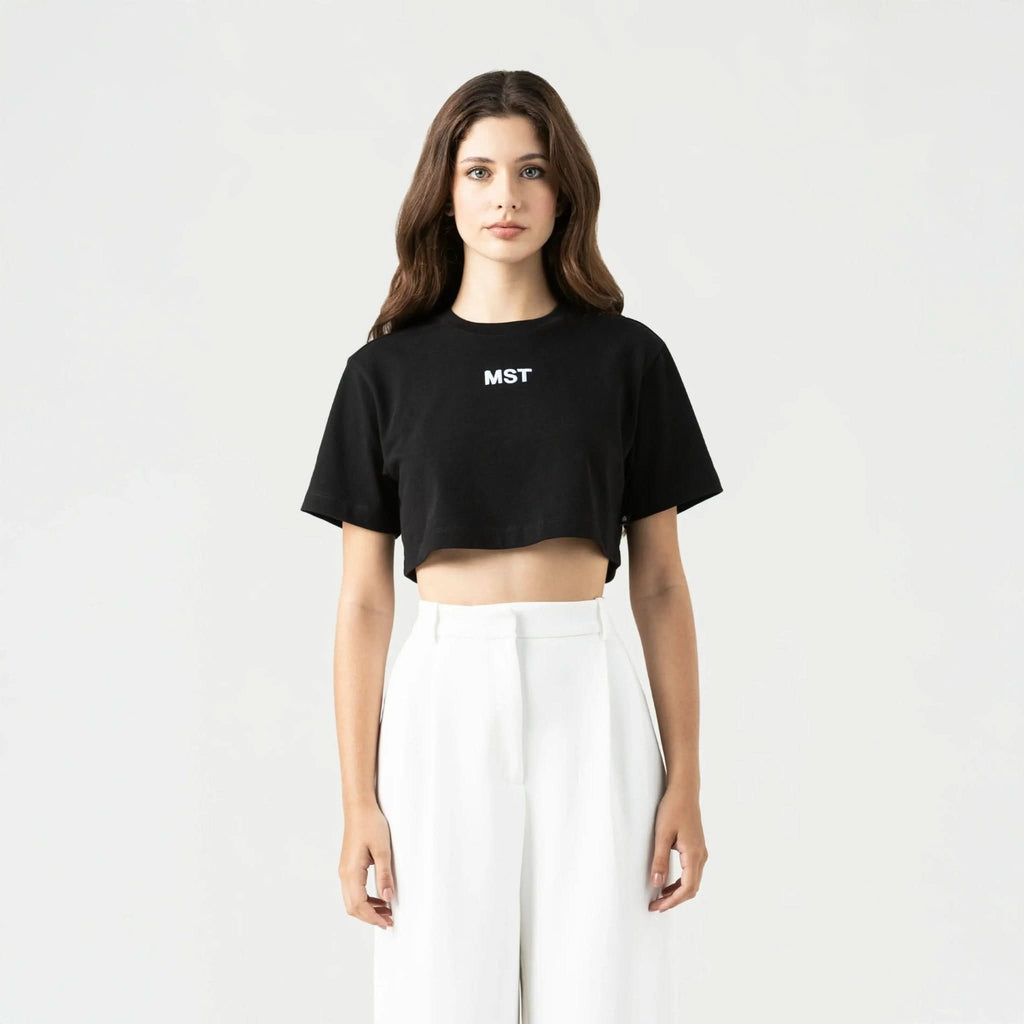 INDIRA CROP TOP WOMEN BLACK - Monastery | Tienda Oficial Colombia