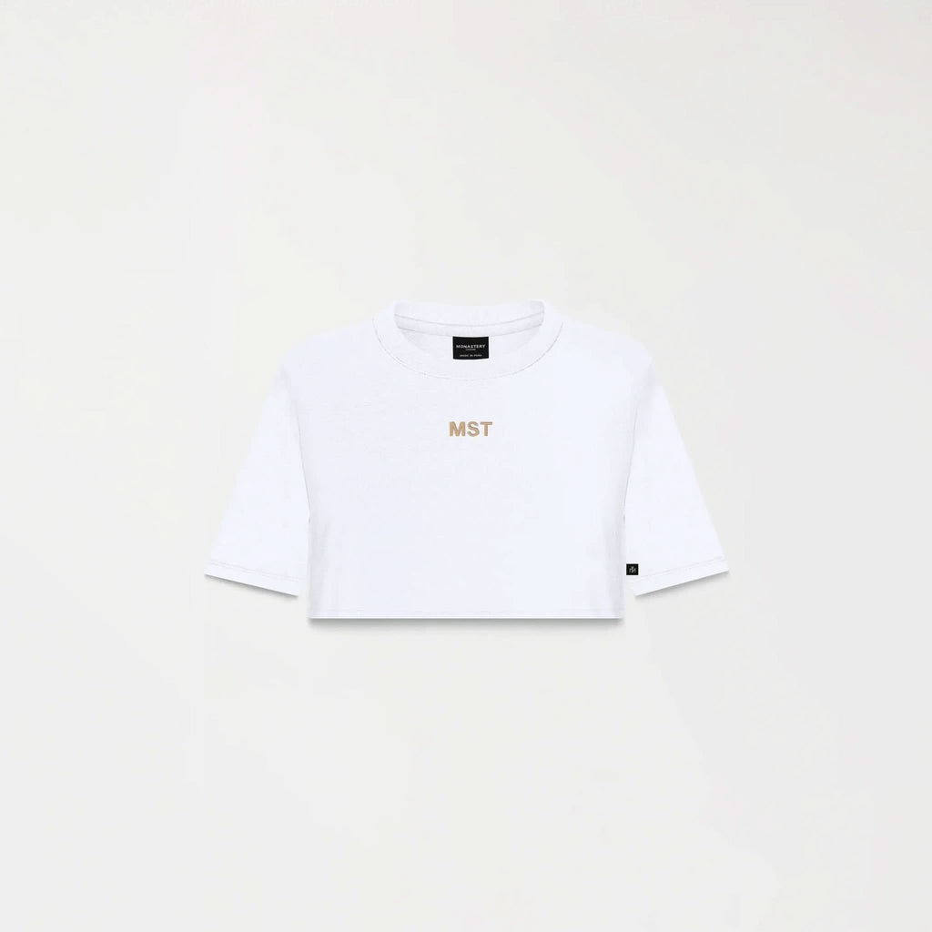 INDIRA CROP TOP WOMEN WHITE - Monastery | Tienda Oficial Colombia