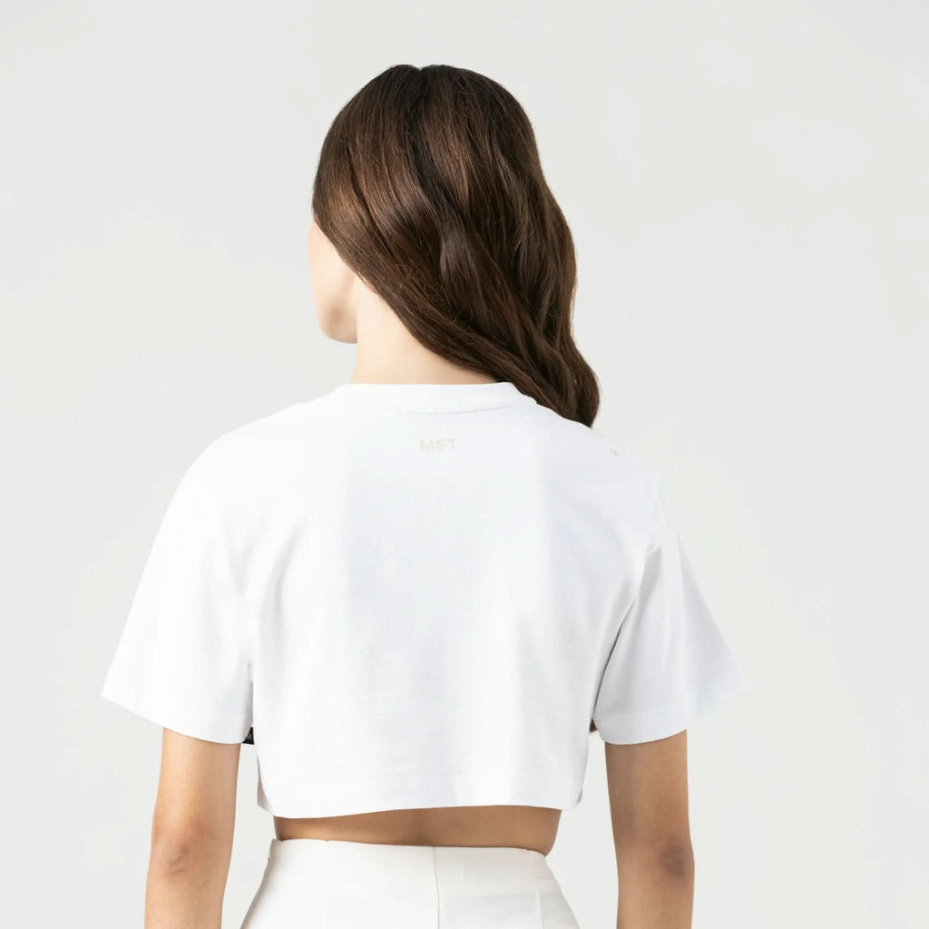 INDIRA CROP TOP WOMEN WHITE - Monastery | Tienda Oficial Colombia