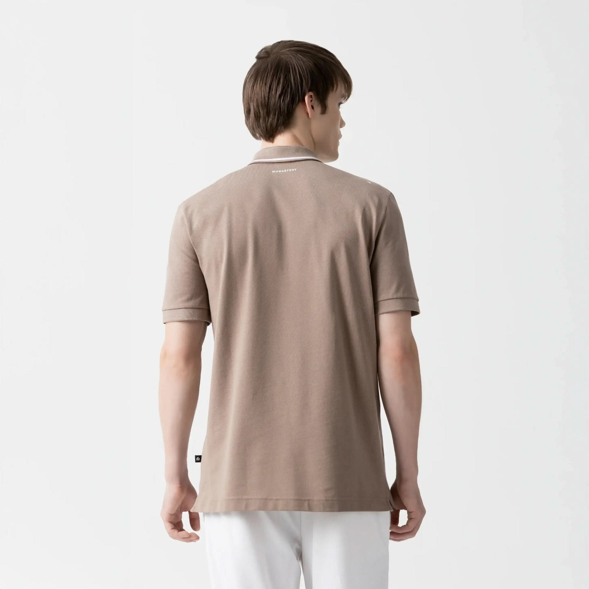 ISSOS POLO MEN TAUPE GRAY - Monastery | Tienda Oficial Colombia