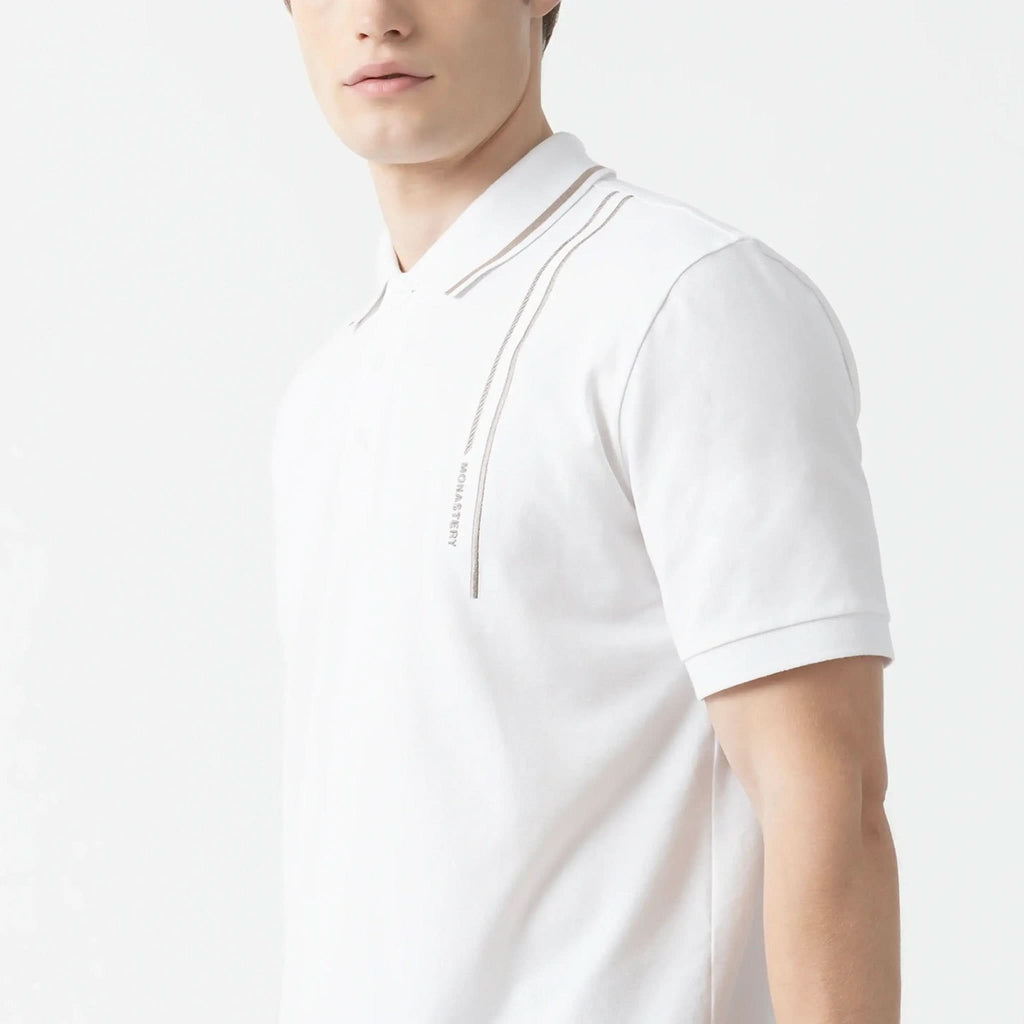 ISSOS POLO MEN WHITE - Monastery | Tienda Oficial Colombia