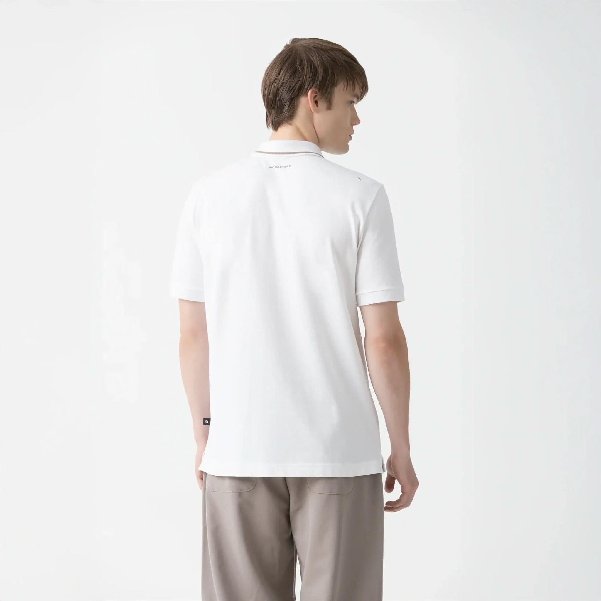 ISSOS POLO MEN WHITE - Monastery | Tienda Oficial Colombia
