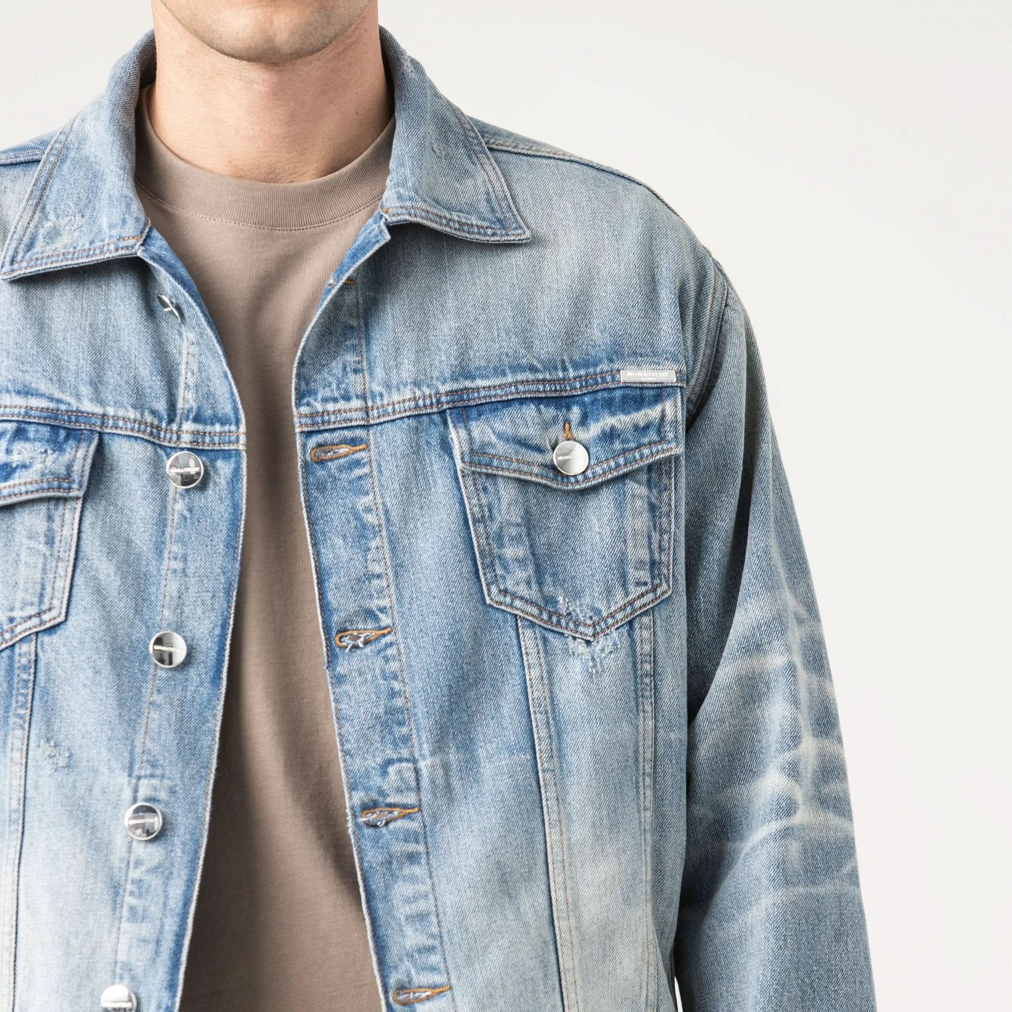 IZAN JACKET MEN BLUE DENIM - Monastery | Tienda Oficial Colombia