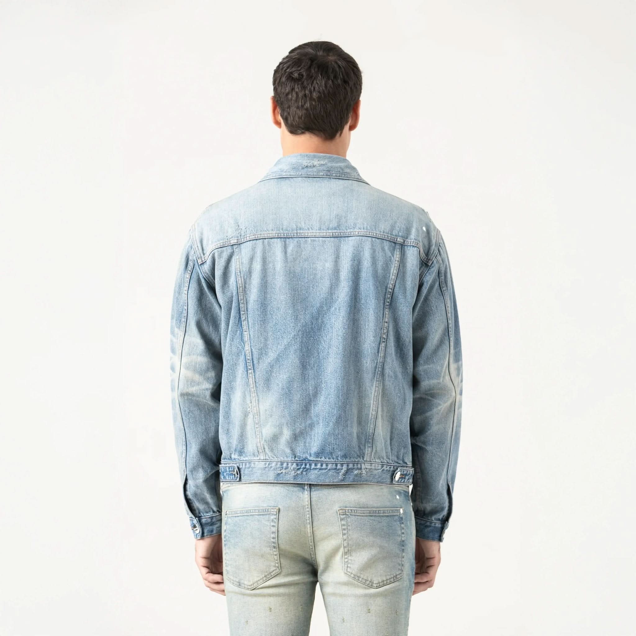 IZAN JACKET MEN BLUE DENIM - Monastery | Tienda Oficial Colombia